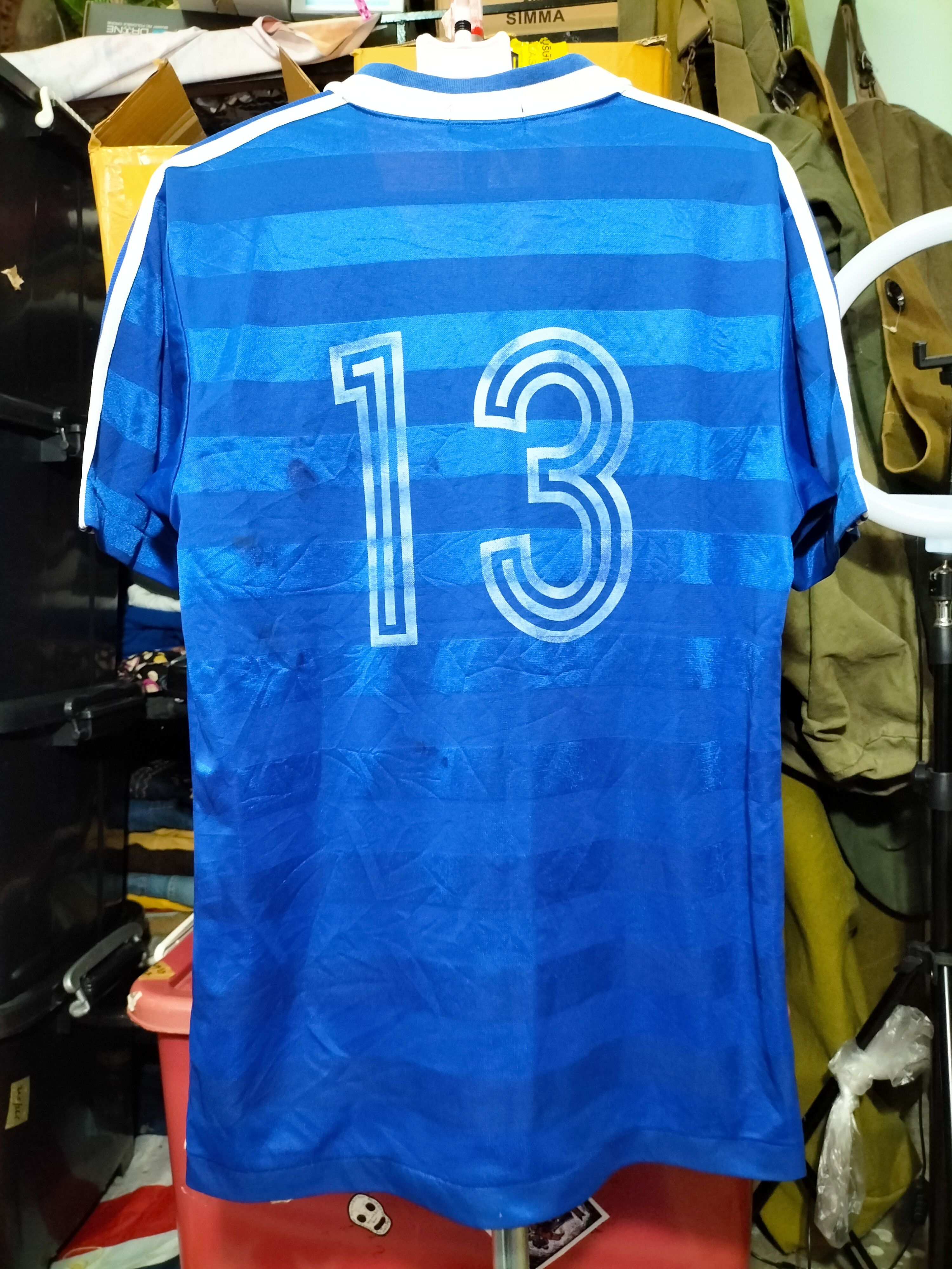Adidas 90s Adidas J.H.S Chiba Team Handball Jersey Club 13 Size US L / EU 52-54 / 3 - 7 Thumbnail