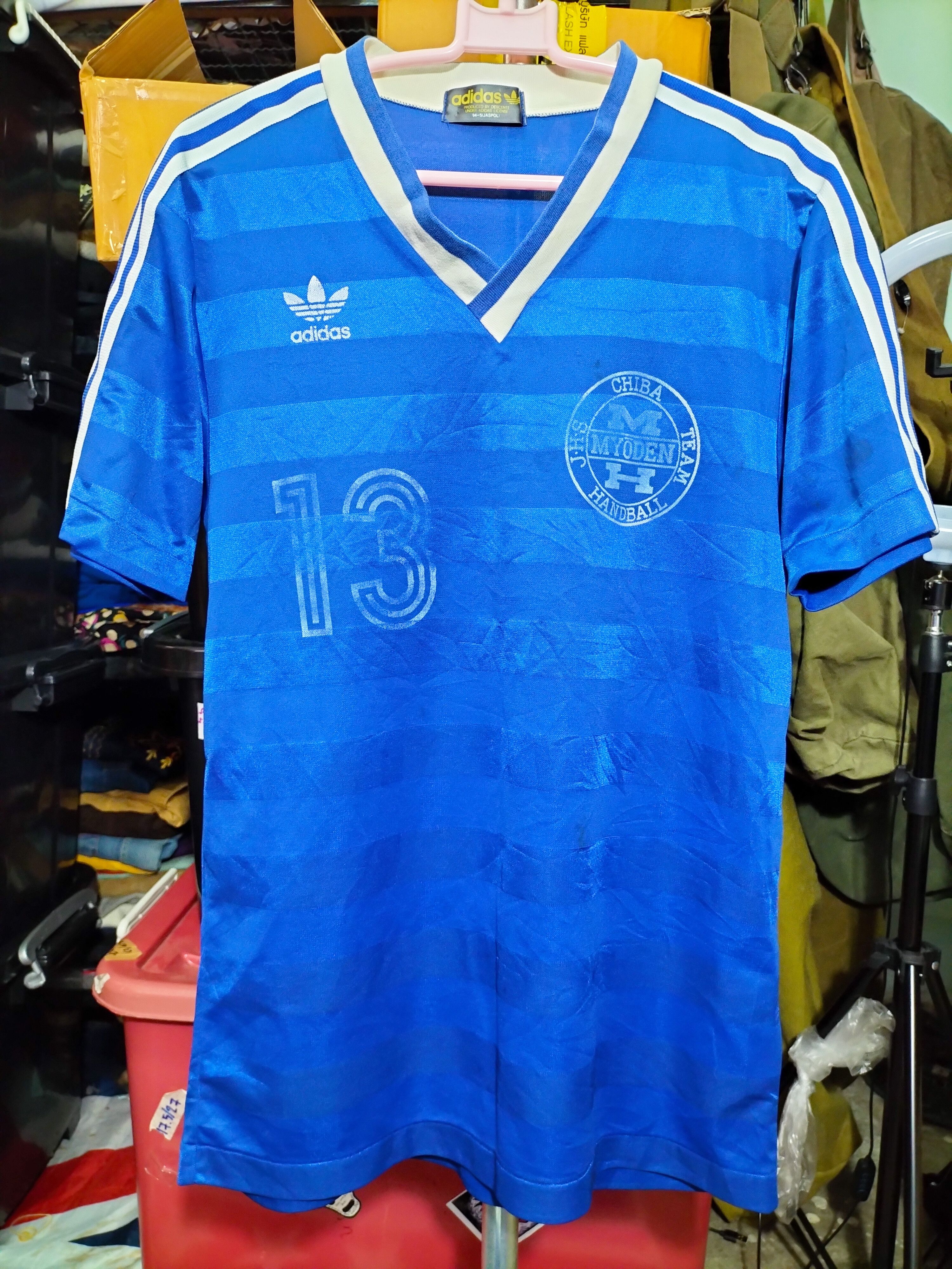 Adidas 90s Adidas J.H.S Chiba Team Handball Jersey Club 13 Size US L / EU 52-54 / 3 - 1 Thumbnail