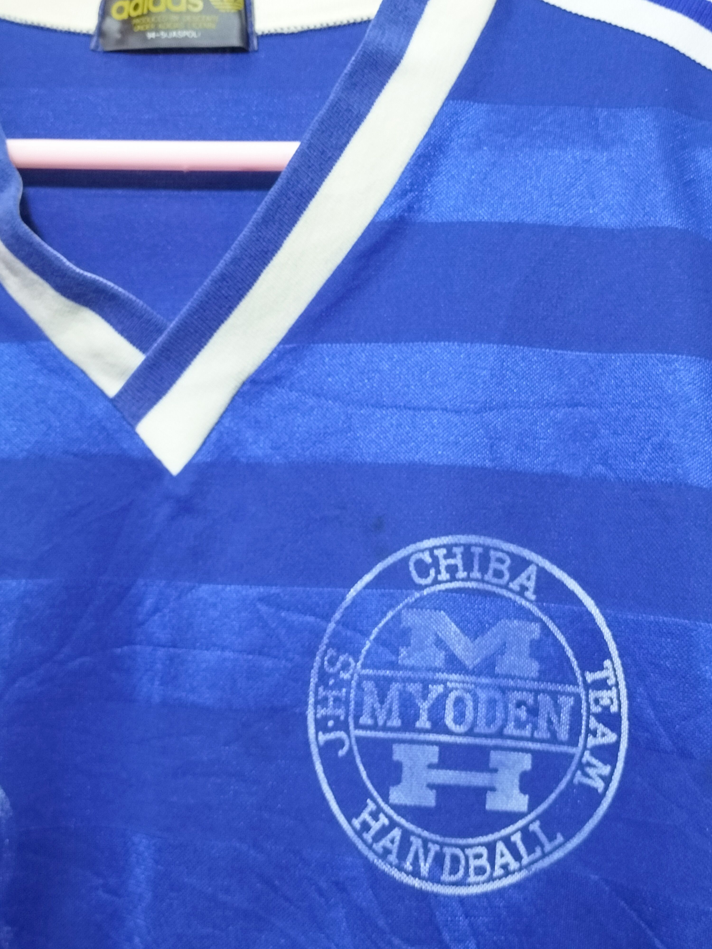 Adidas 90s Adidas J.H.S Chiba Team Handball Jersey Club 13 Size US L / EU 52-54 / 3 - 4 Thumbnail