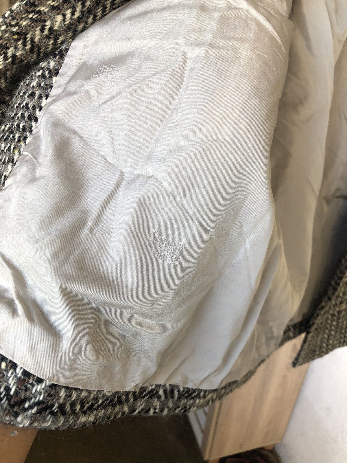 Burberry Legit❗️Vintage Burberry Checked Tweed Wool Jacket Size US L / EU 52-54 / 3 - 18 Thumbnail
