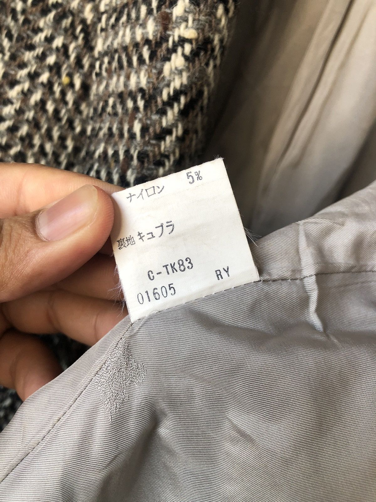 Burberry Legit❗️Vintage Burberry Checked Tweed Wool Jacket Size US L / EU 52-54 / 3 - 20 Thumbnail