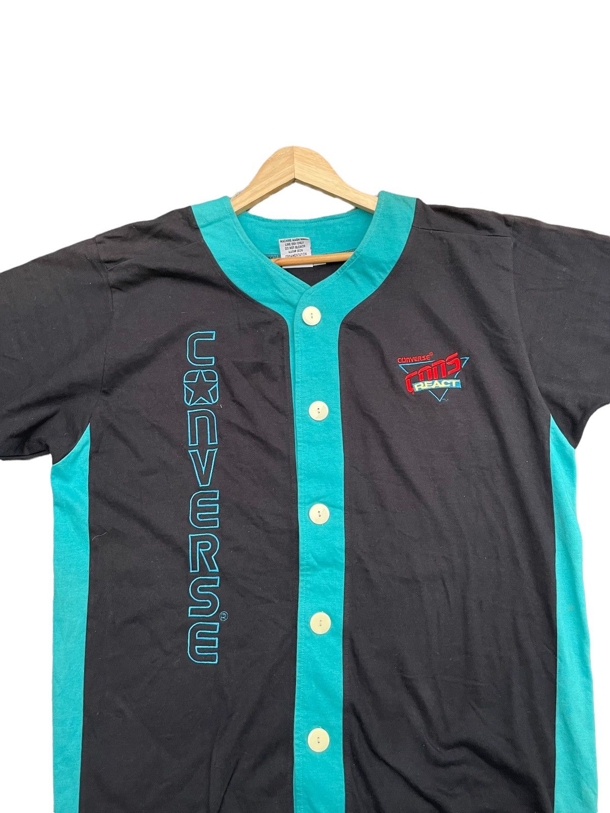 Converse × Vintage Rare Vintage 90’s Converse React Jersey Size US XL / EU 56 / 4 - 5 Thumbnail