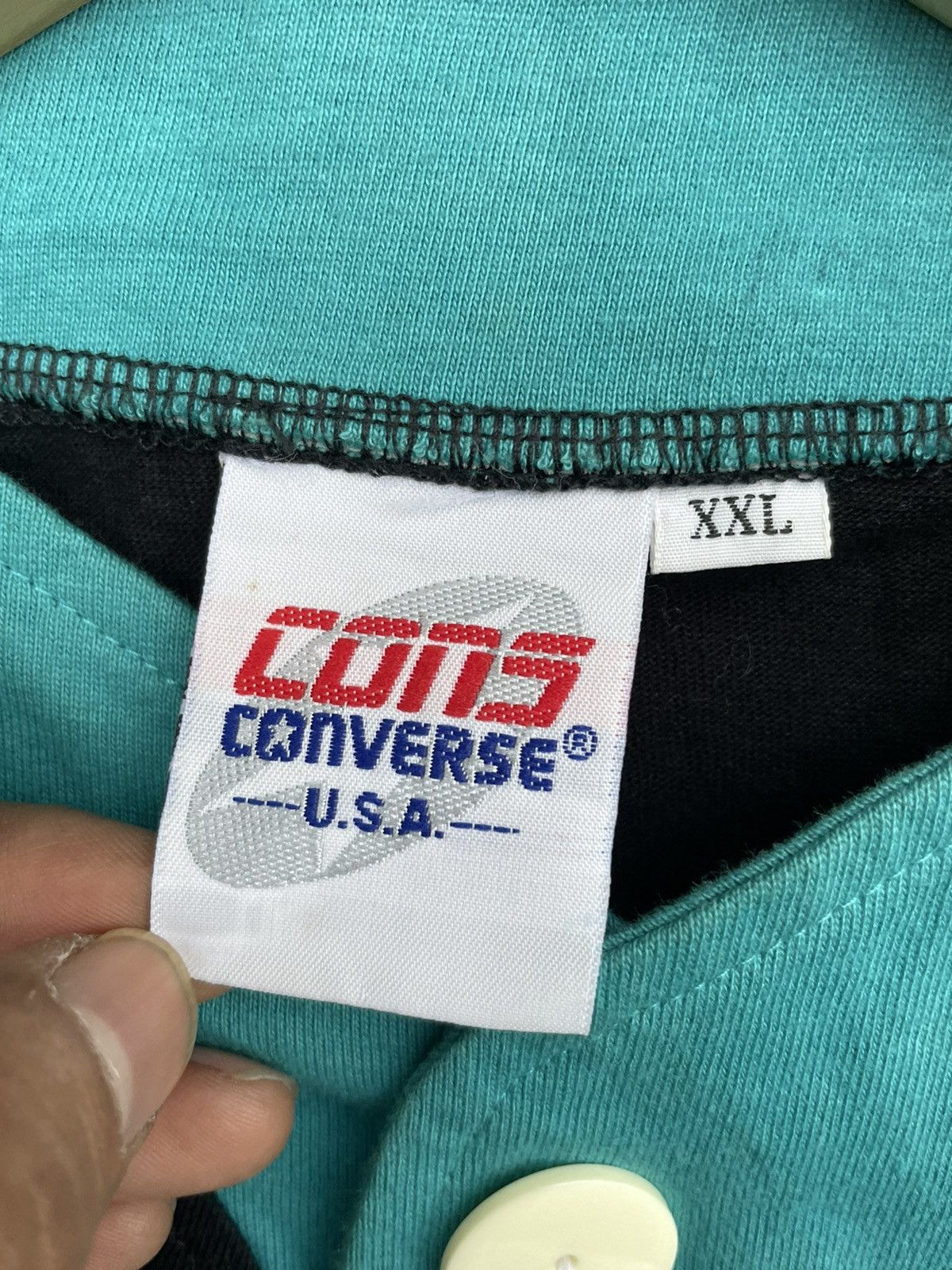 Converse × Vintage Rare Vintage 90’s Converse React Jersey Size US XL / EU 56 / 4 - 13 Thumbnail