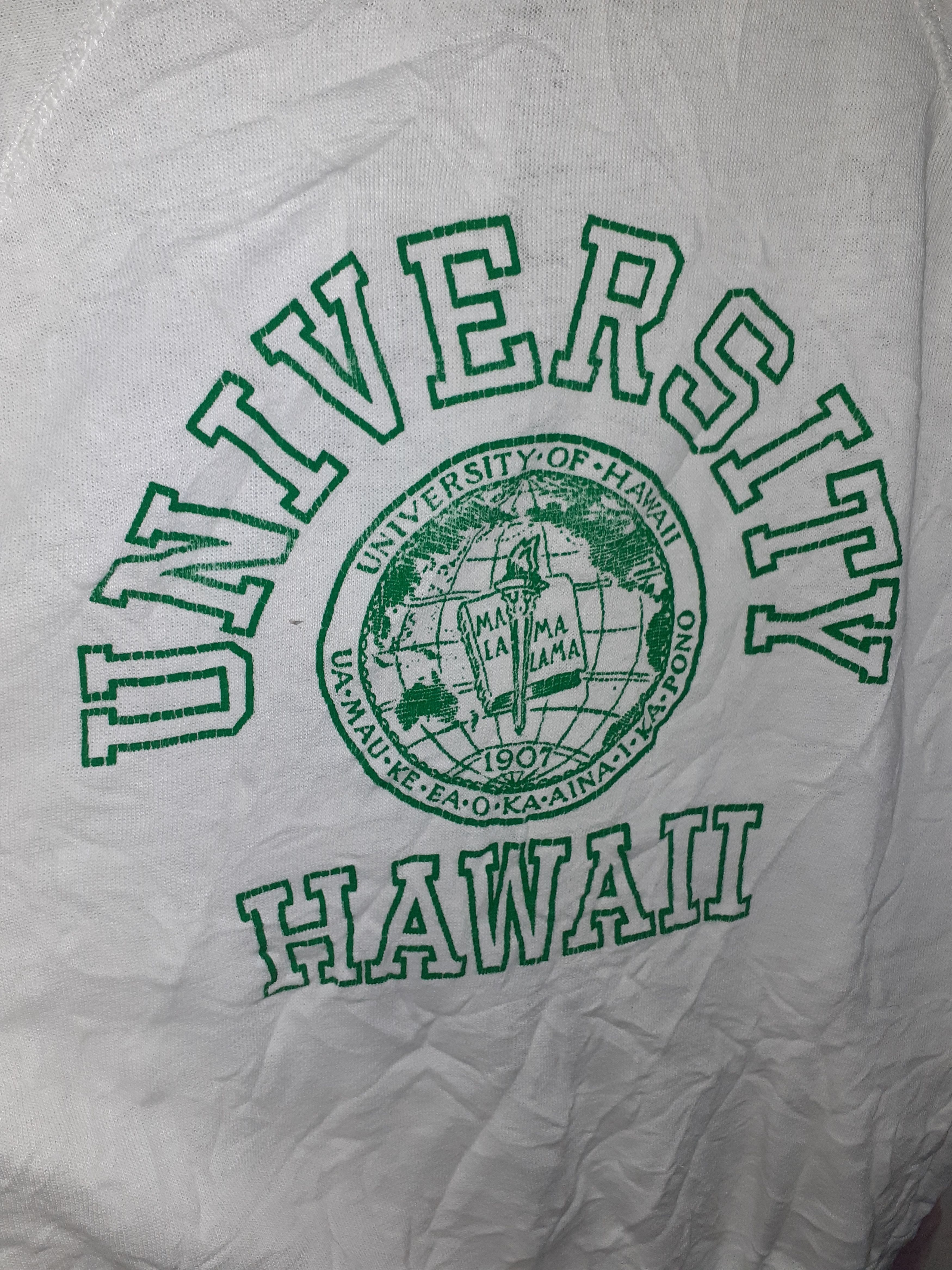 Vintage 70s Hawaii University Sweatshirt Authentic classic Size US M / EU 48-50 / 2 - 3 Thumbnail