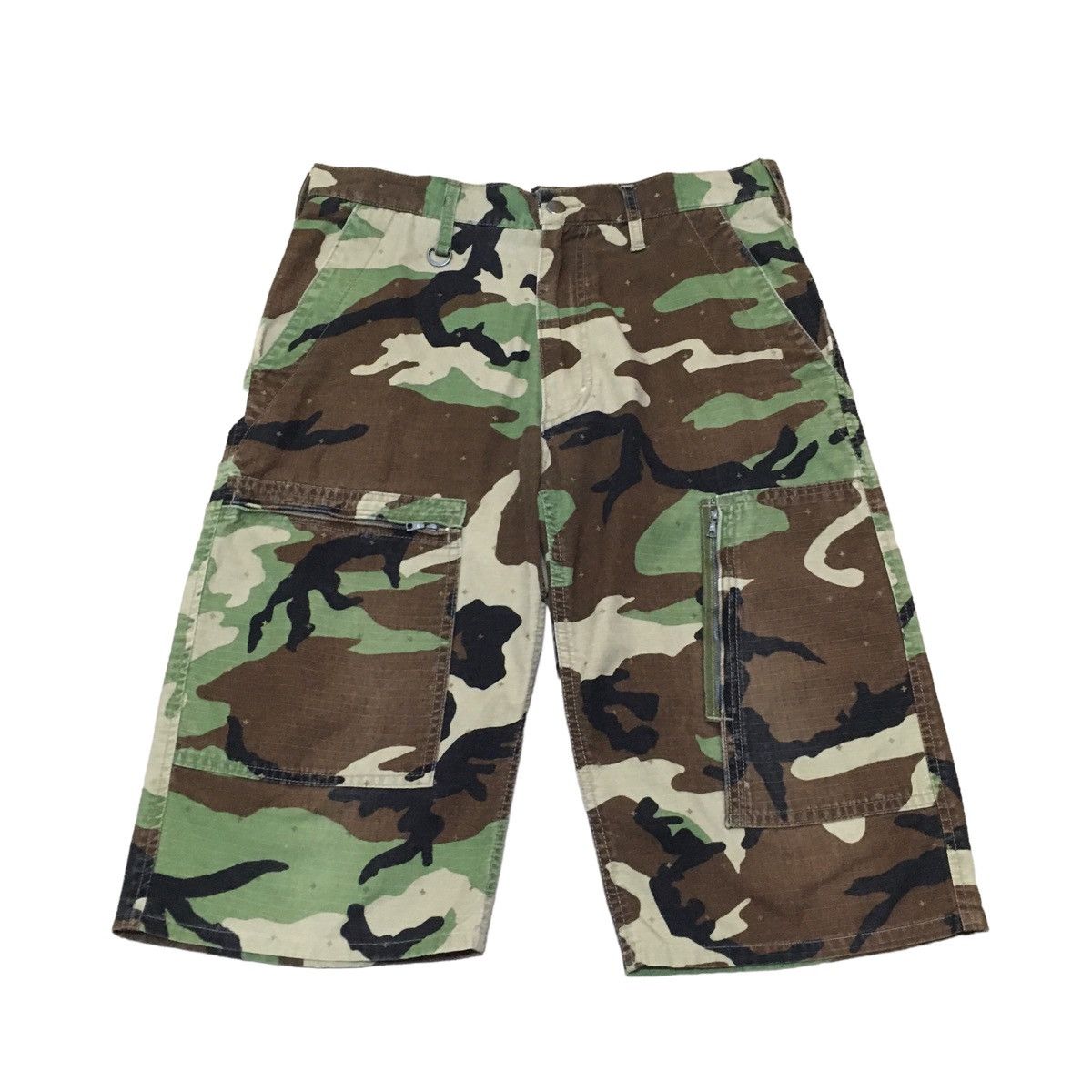 Vintage Japanese Brand Sophnet Camouflage Short Pants 2000s