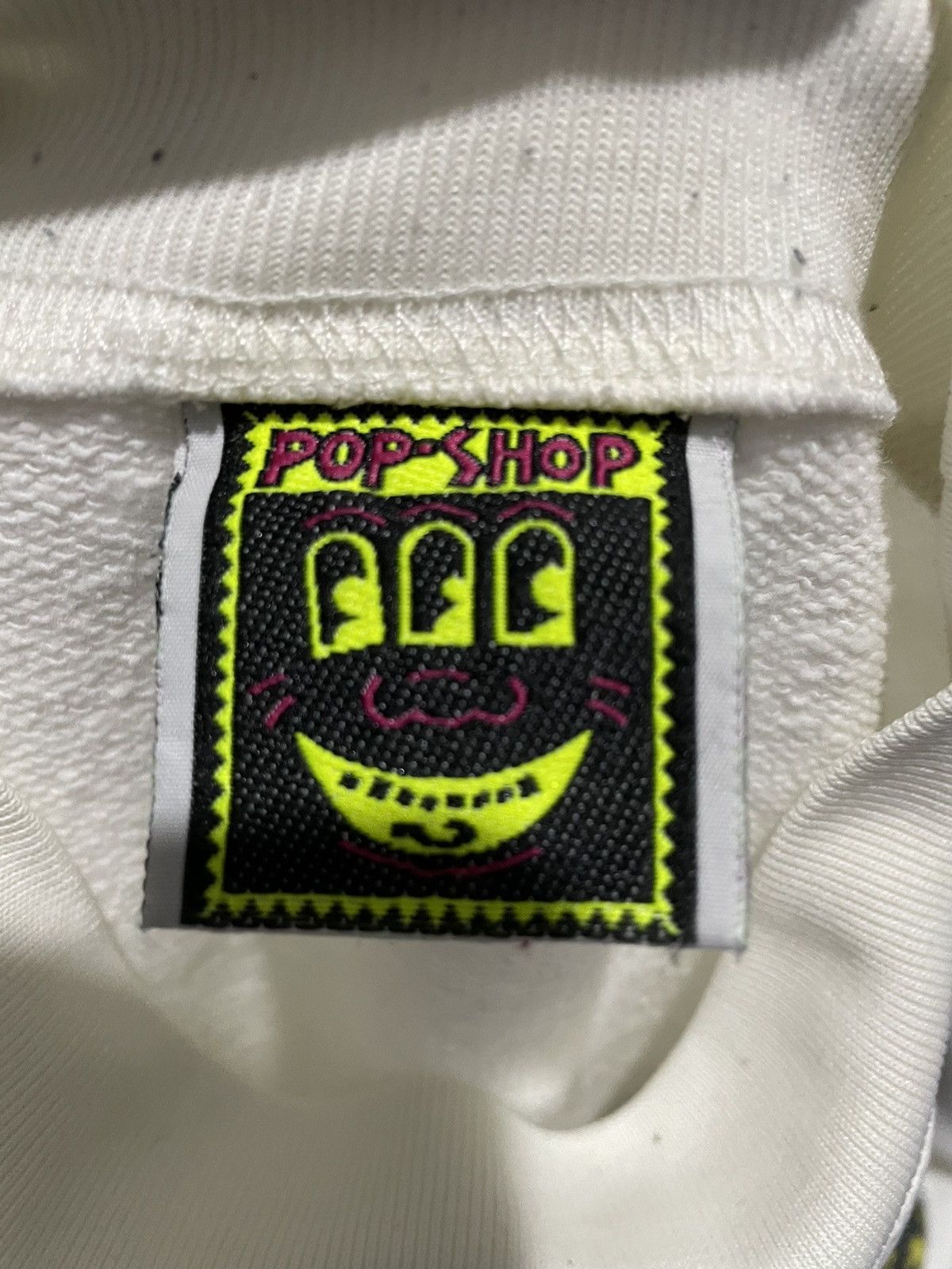 Keith Haring 🔥Rare Vintage POP-SHOP Art Skateboard Double V Sweatshirt Size US L / EU 52-54 / 3 - 2 Thumbnail