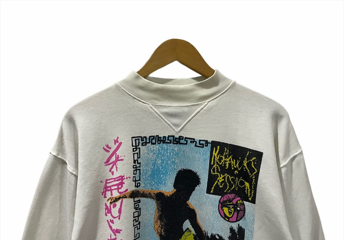 Keith Haring 🔥Rare Vintage POP-SHOP Art Skateboard Double V Sweatshirt Size US L / EU 52-54 / 3 - 5 Thumbnail