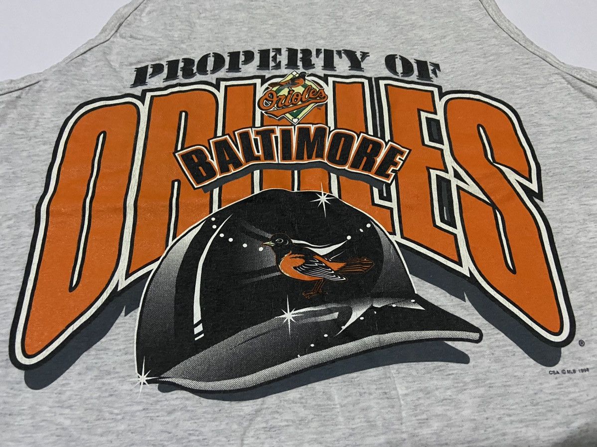 MLB × Vintage BALTIMORE ORIOLES BASEBALL VINTAGE 1998 TANK TOP SINGLET Size US L / EU 52-54 / 3 - 4 Thumbnail