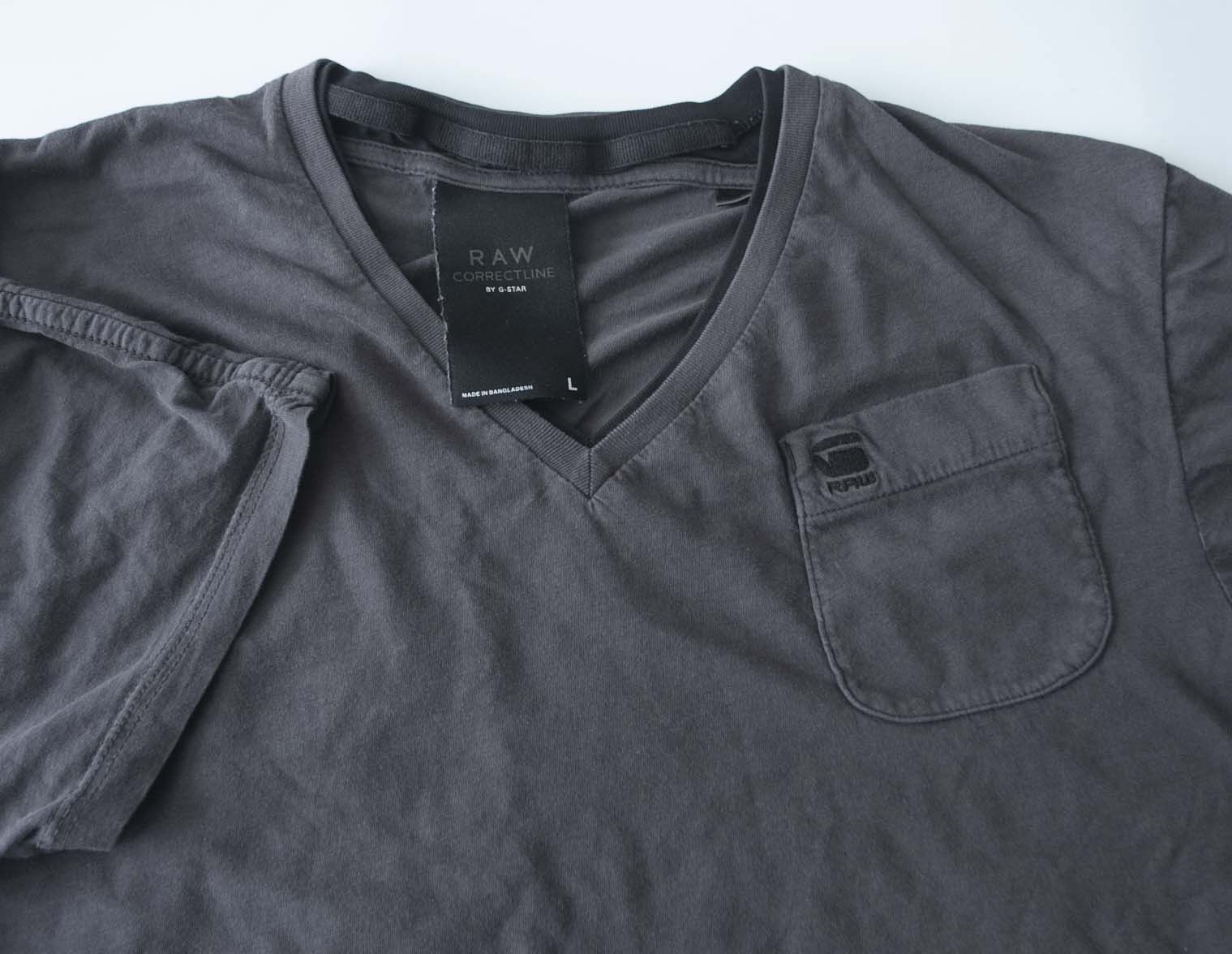 G-Star G Star Raw Correctline Gray T Shirt Pocket Size L Size US L / EU 52-54 / 3 - 1 Thumbnail
