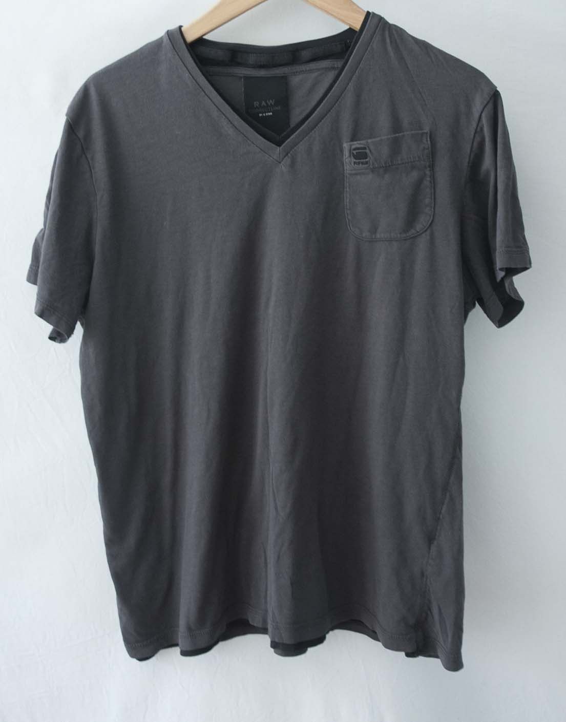 G-Star G Star Raw Correctline Gray T Shirt Pocket Size L Size US L / EU 52-54 / 3 - 2 Thumbnail