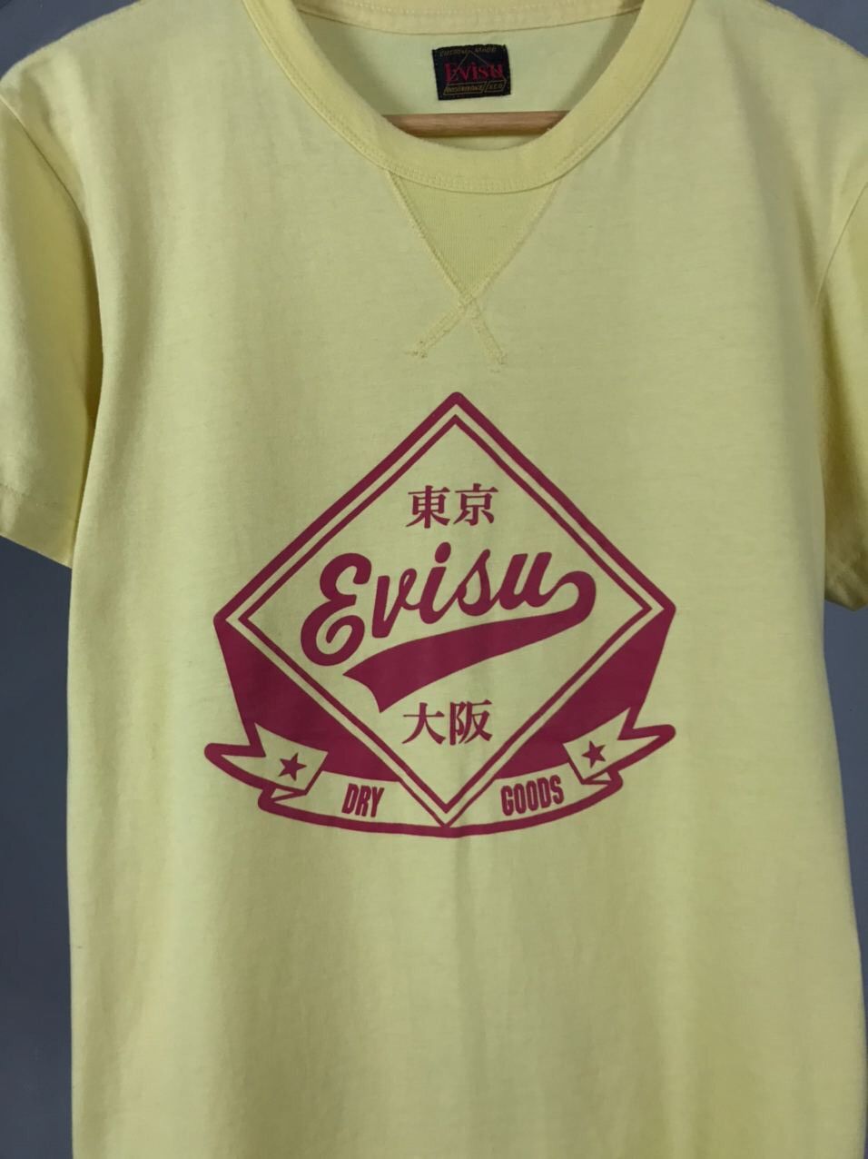 Evisu Evisu Japanese Yellow Tee Size US M / EU 48-50 / 2 - 3 Thumbnail