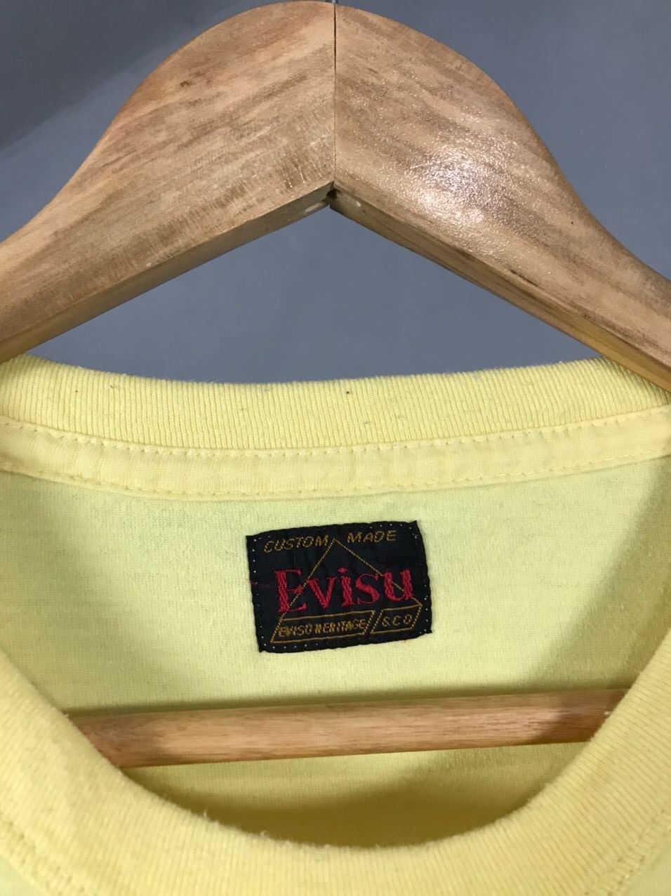 Evisu Evisu Japanese Yellow Tee Size US M / EU 48-50 / 2 - 4 Thumbnail