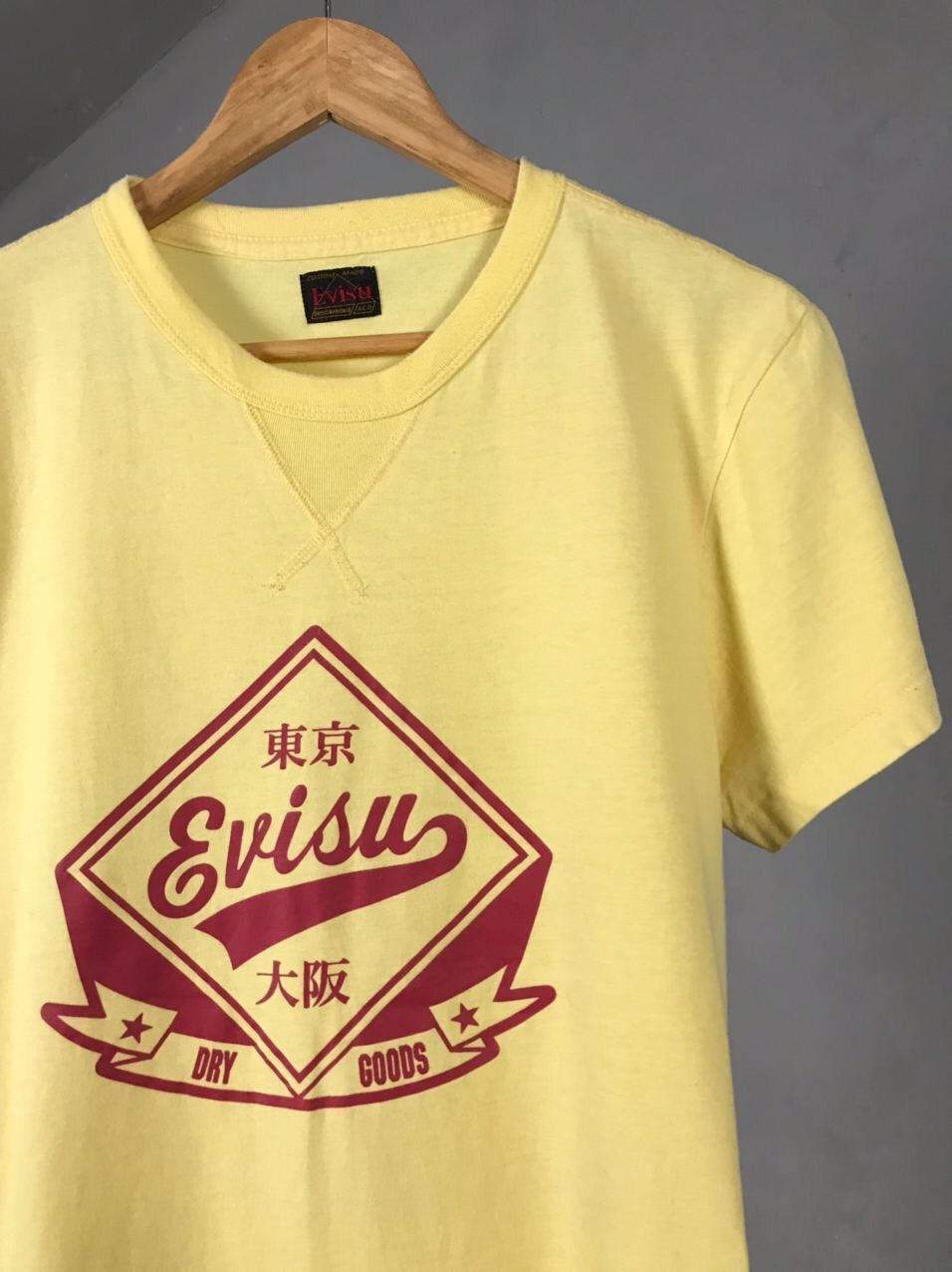 Evisu Evisu Japanese Yellow Tee Size US M / EU 48-50 / 2 - 2 Thumbnail