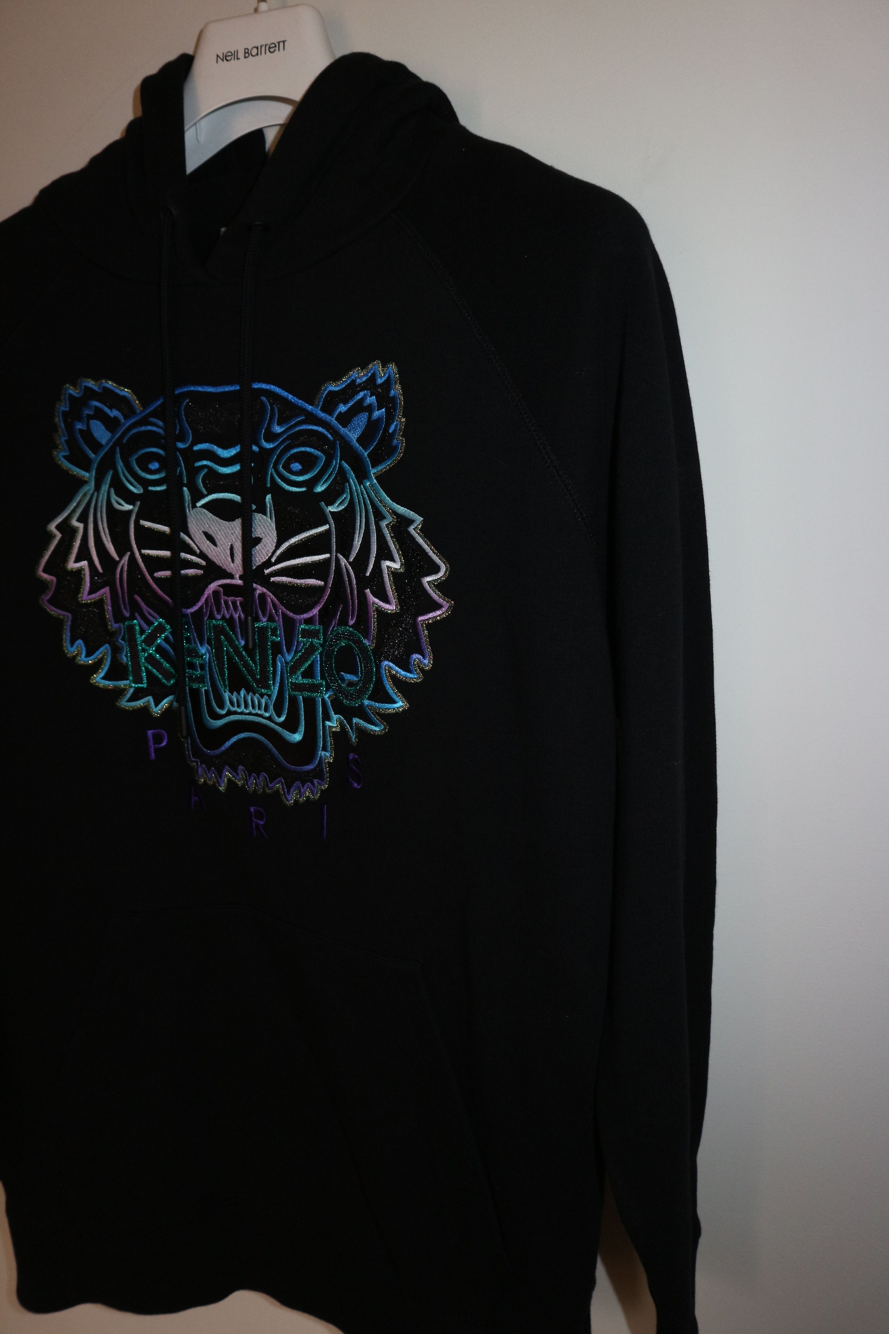 Kenzo Embroidered tiger hoodie Size L / US 10 / IT 46 - 2 Thumbnail