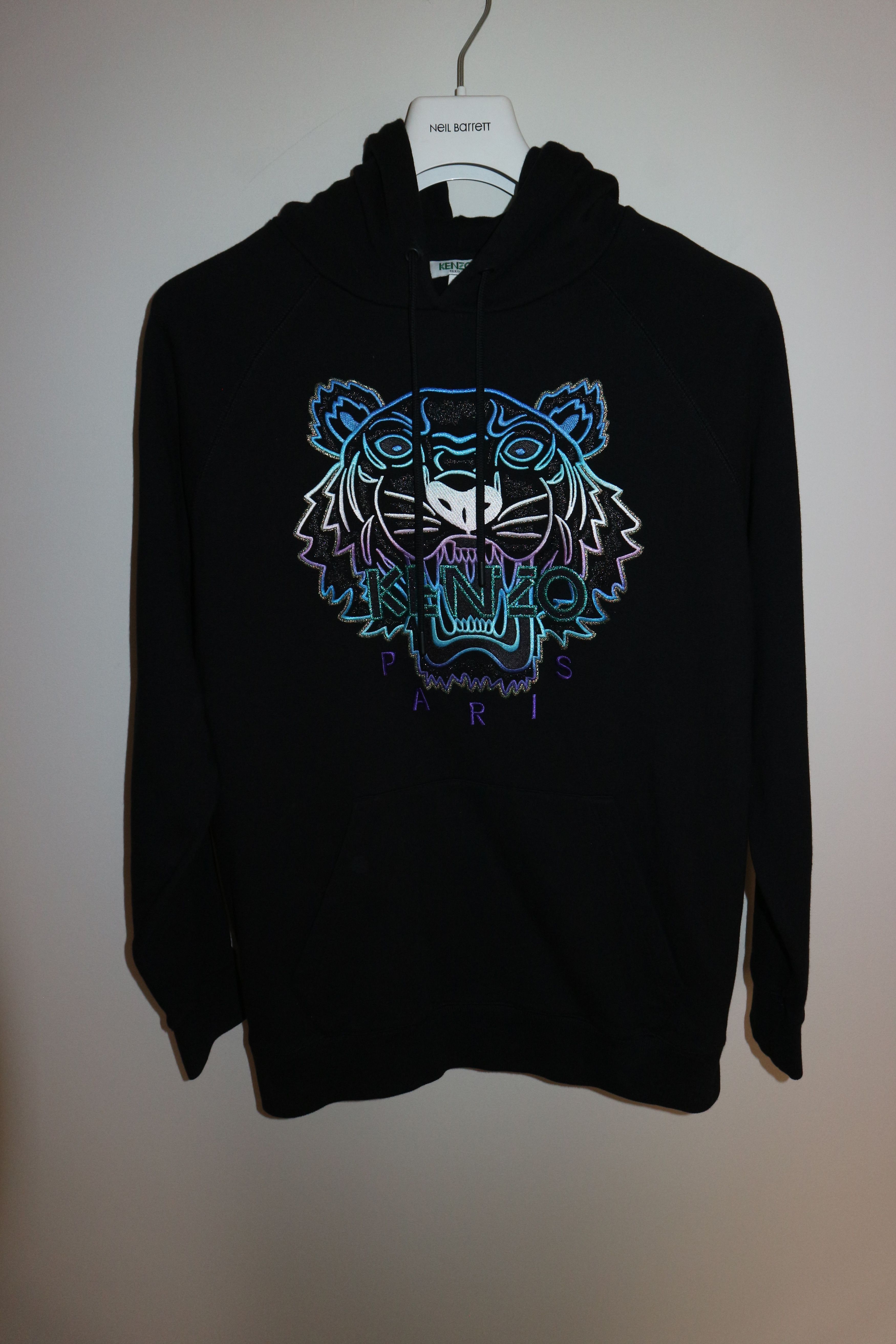Kenzo Embroidered tiger hoodie Size L / US 10 / IT 46 - 1 Thumbnail