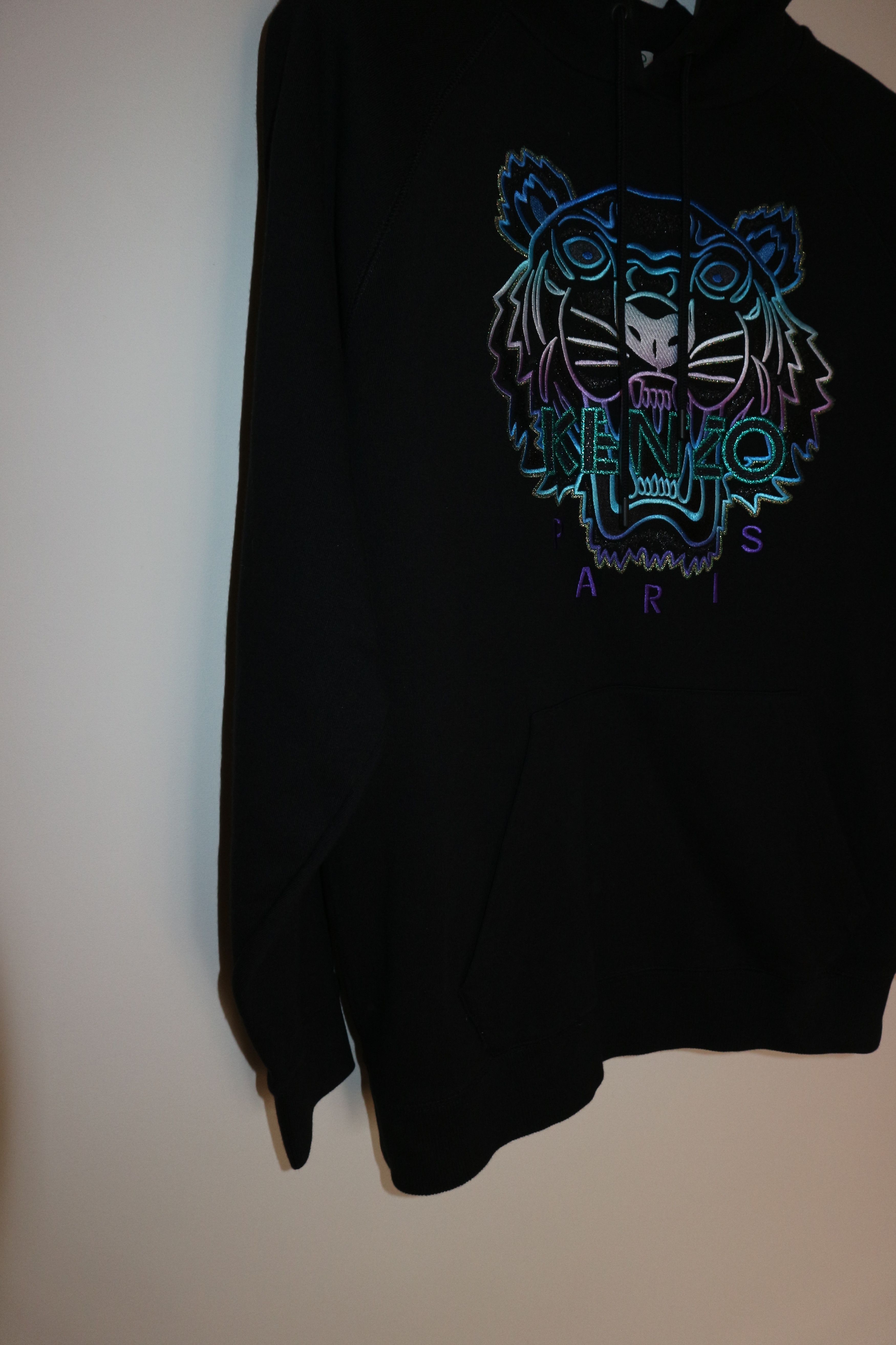 Kenzo Embroidered tiger hoodie Size L / US 10 / IT 46 - 6 Thumbnail