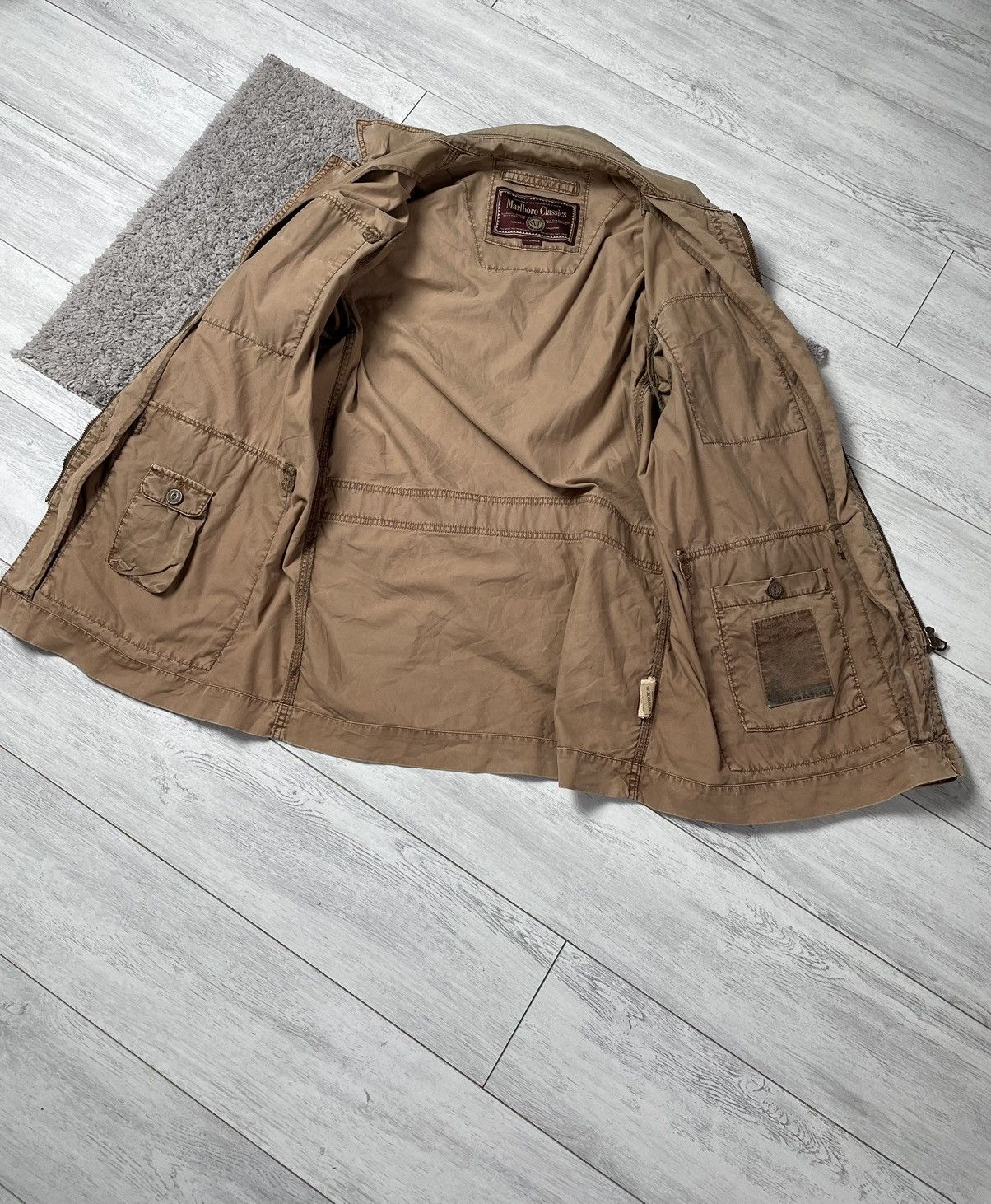 Marlboro × Marlboro Classics × Vintage Marlboro Classic Multi pocket Light Jacket vintage Size US XL / EU 56 / 4 - 14 Thumbnail