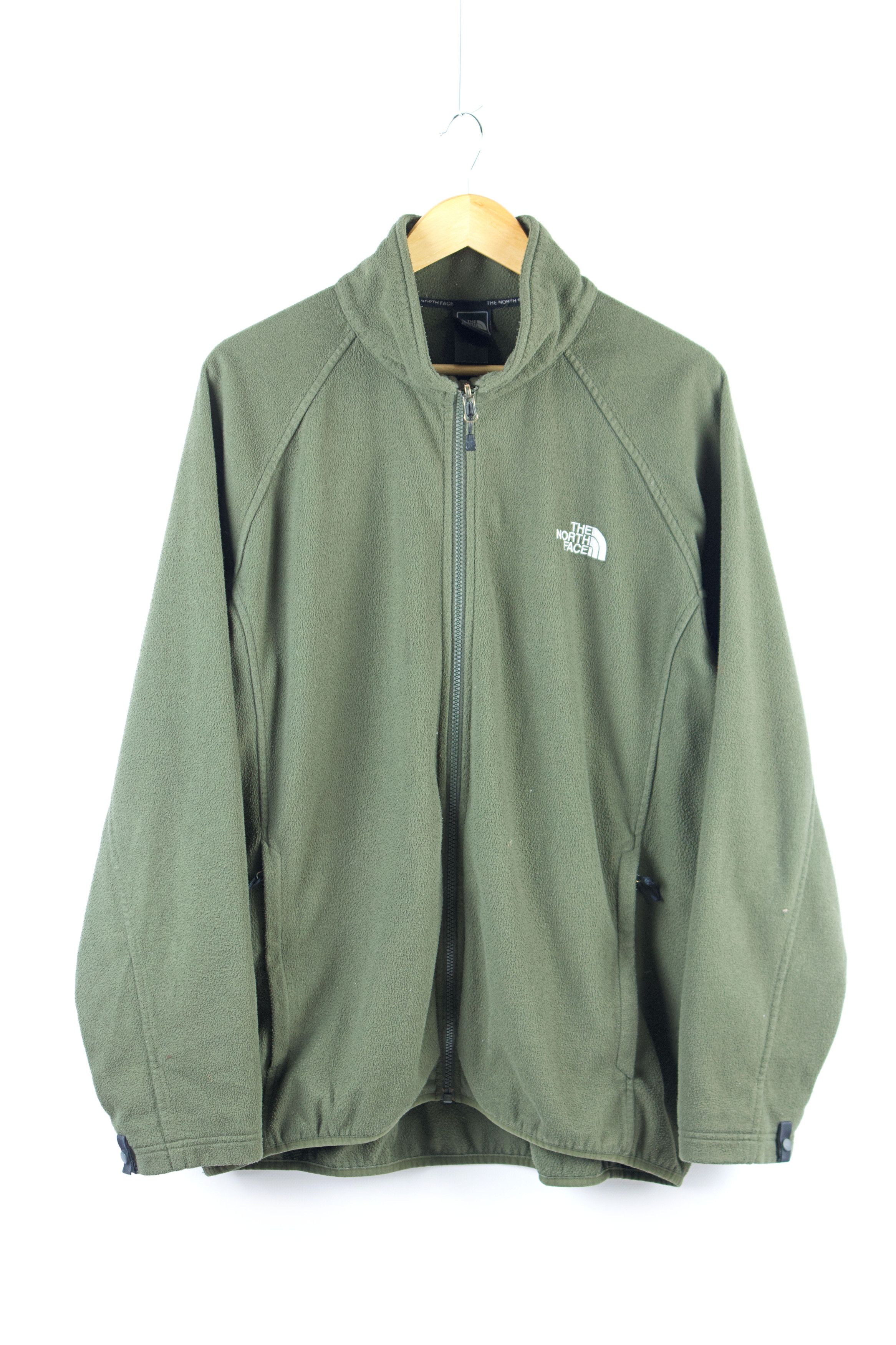 The North Face Military Green Zip Fleece