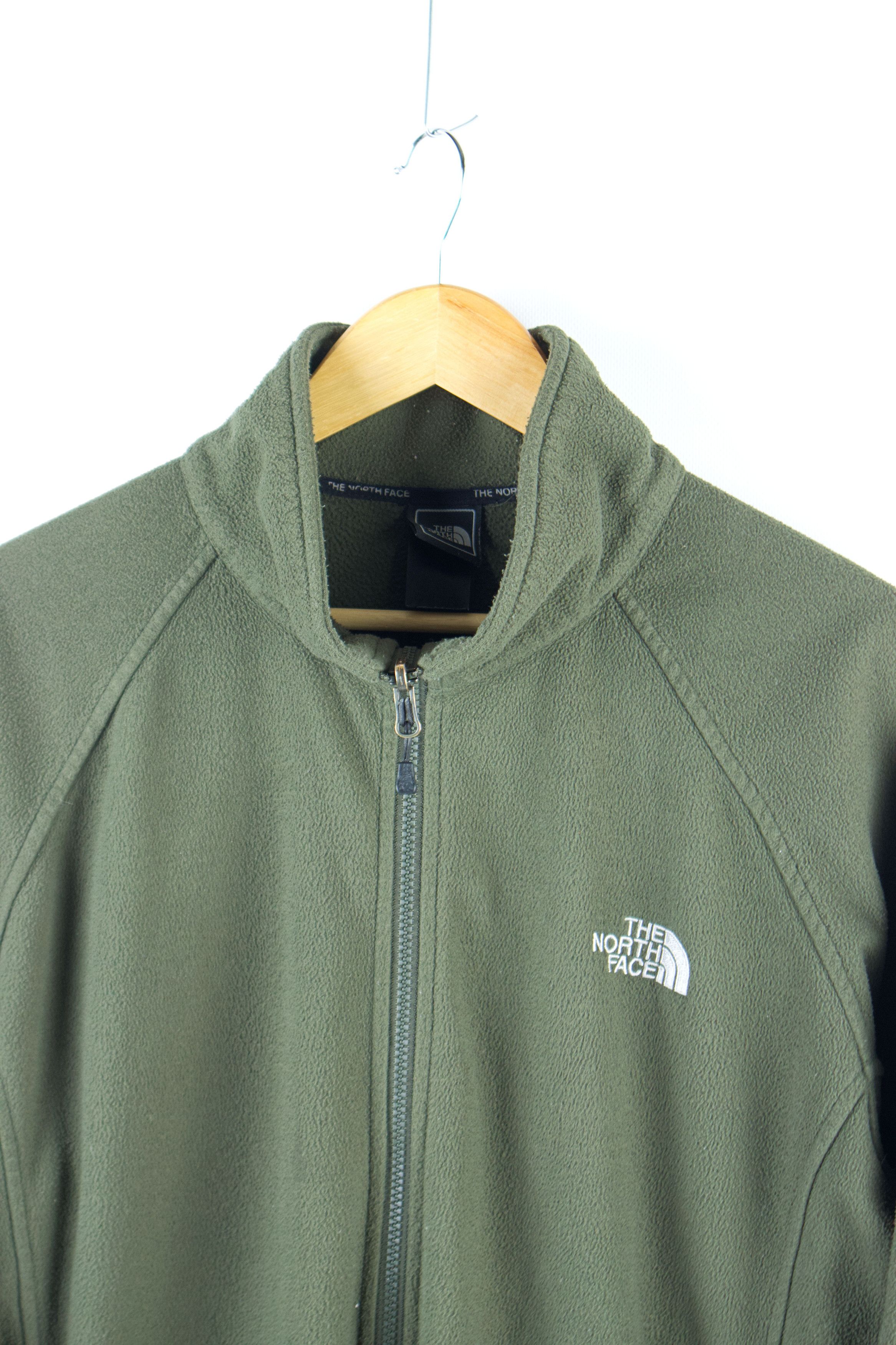 The North Face The North Face Military Green Zip Fleece Size US XL / EU 56 / 4 - 2 Thumbnail