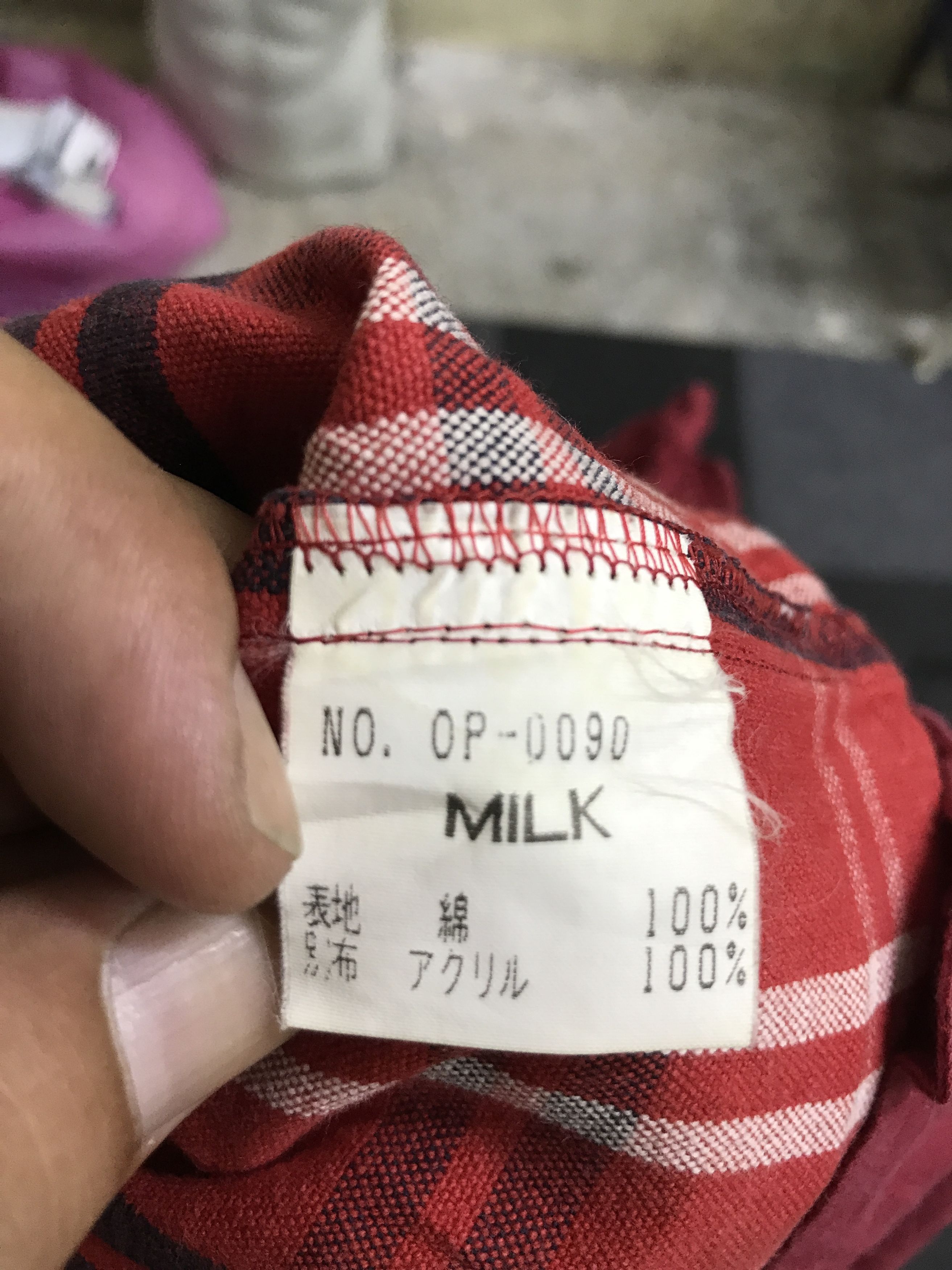 Japanese Brand SP22 MILKBOY By Hitomi Okawa Japan Designer Plaid Short Pant Size US 32 / EU 48 - 8 Thumbnail