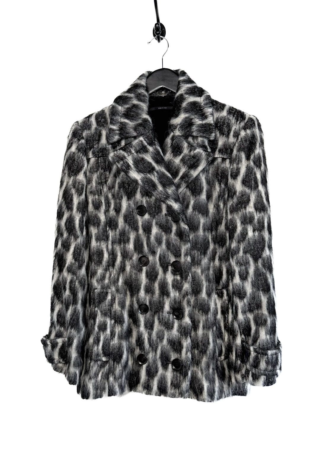 Gucci Gucci Alpaca Blend Animal Print Double Breasted Pea Coat Size M / US 6-8 / IT 42-44 - 1 Thumbnail