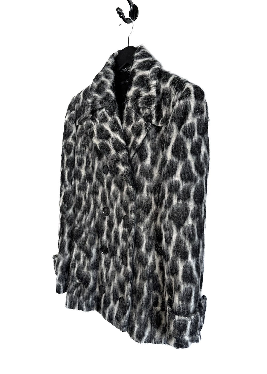 Gucci Gucci Alpaca Blend Animal Print Double Breasted Pea Coat Size M / US 6-8 / IT 42-44 - 2 Thumbnail