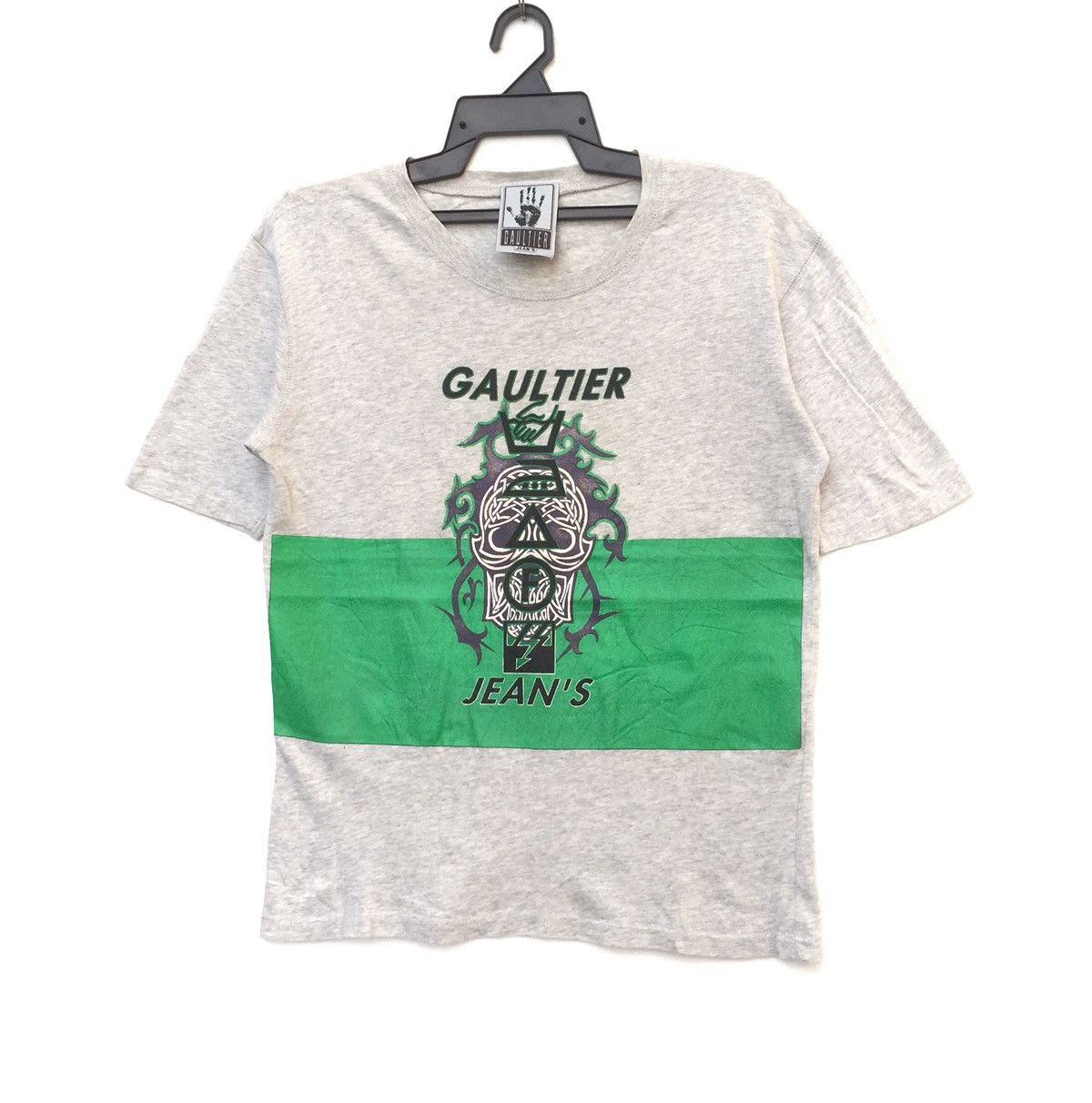 Japanese Brand Paul Gaultier Jean’s Big Logo T-Shirt | Spell Out | M | Size US M / EU 48-50 / 2 - 1 Thumbnail