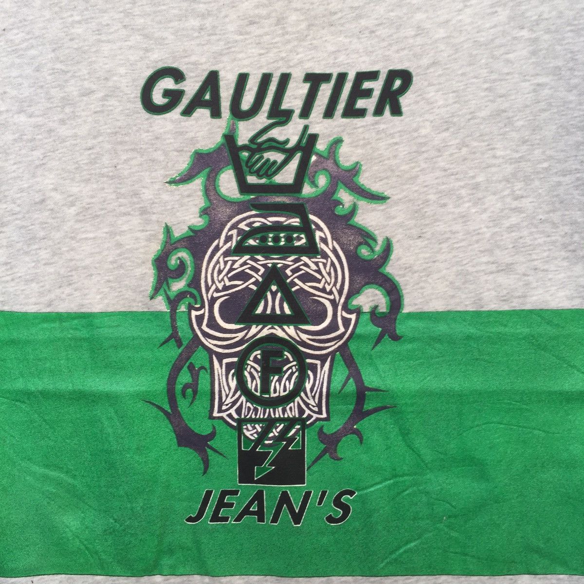 Japanese Brand Paul Gaultier Jean’s Big Logo T-Shirt | Spell Out | M | Size US M / EU 48-50 / 2 - 3 Thumbnail