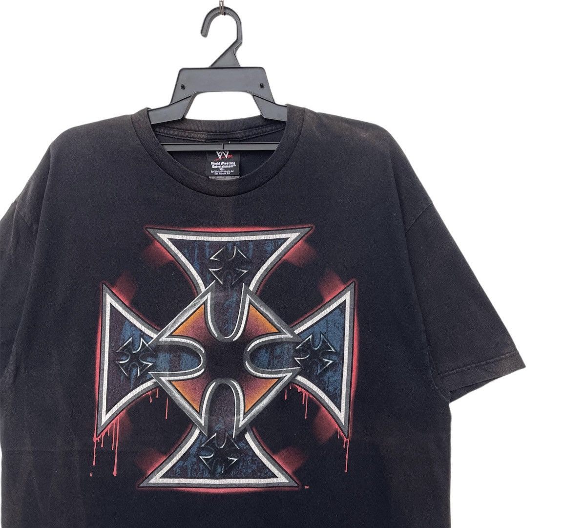WWE Vintage Y2K 2003 WWE Triple H Big Logo T-shirt | L | Swag Size US XL / EU 56 / 4 - 2 Thumbnail