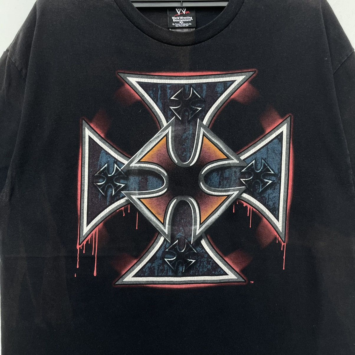 WWE Vintage Y2K 2003 WWE Triple H Big Logo T-shirt | L | Swag Size US XL / EU 56 / 4 - 3 Thumbnail