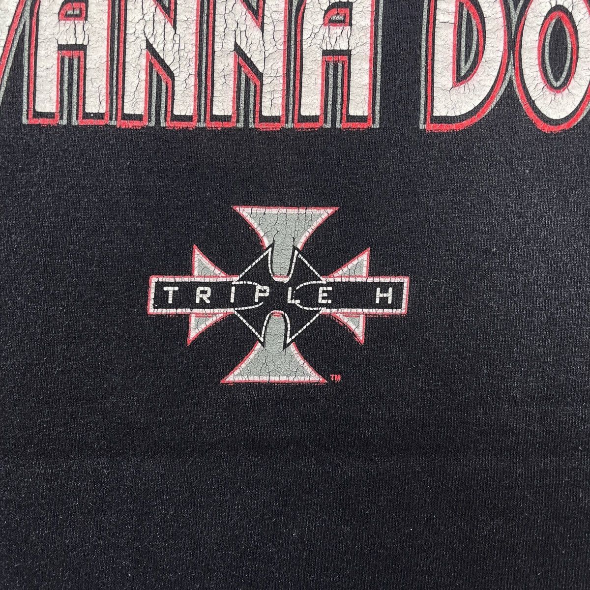 WWE Vintage Y2K 2003 WWE Triple H Big Logo T-shirt | L | Swag Size US XL / EU 56 / 4 - 9 Thumbnail