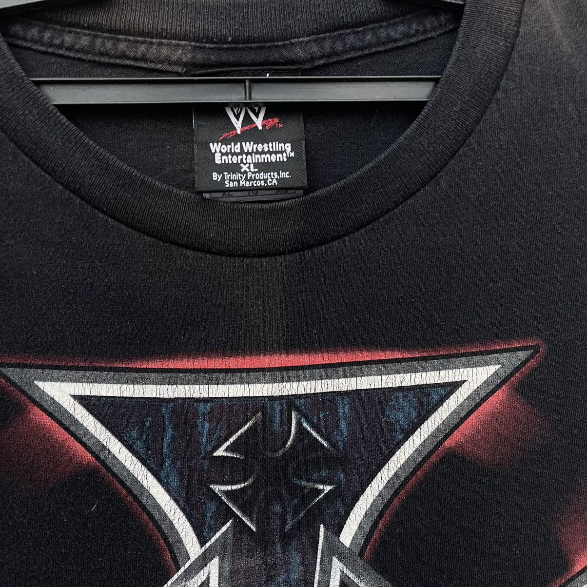 WWE Vintage Y2K 2003 WWE Triple H Big Logo T-shirt | L | Swag Size US XL / EU 56 / 4 - 5 Thumbnail