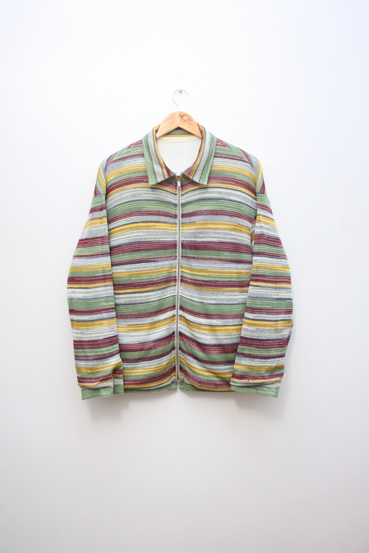 image of Missoni Sport Reversible Jacket Men's 46 Made In Italy in Beige (Size Medium)