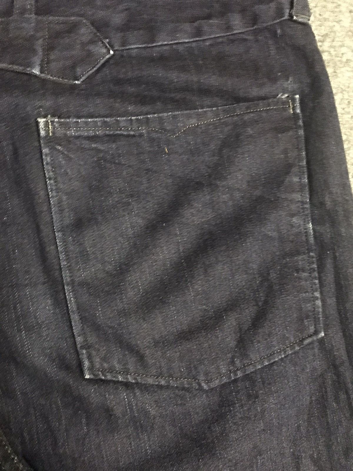 *A VONTADE × Indigo P72 AVONTADE Indigo Military Fish Tail Buckle Back Pant Size US 33 - 11 Thumbnail