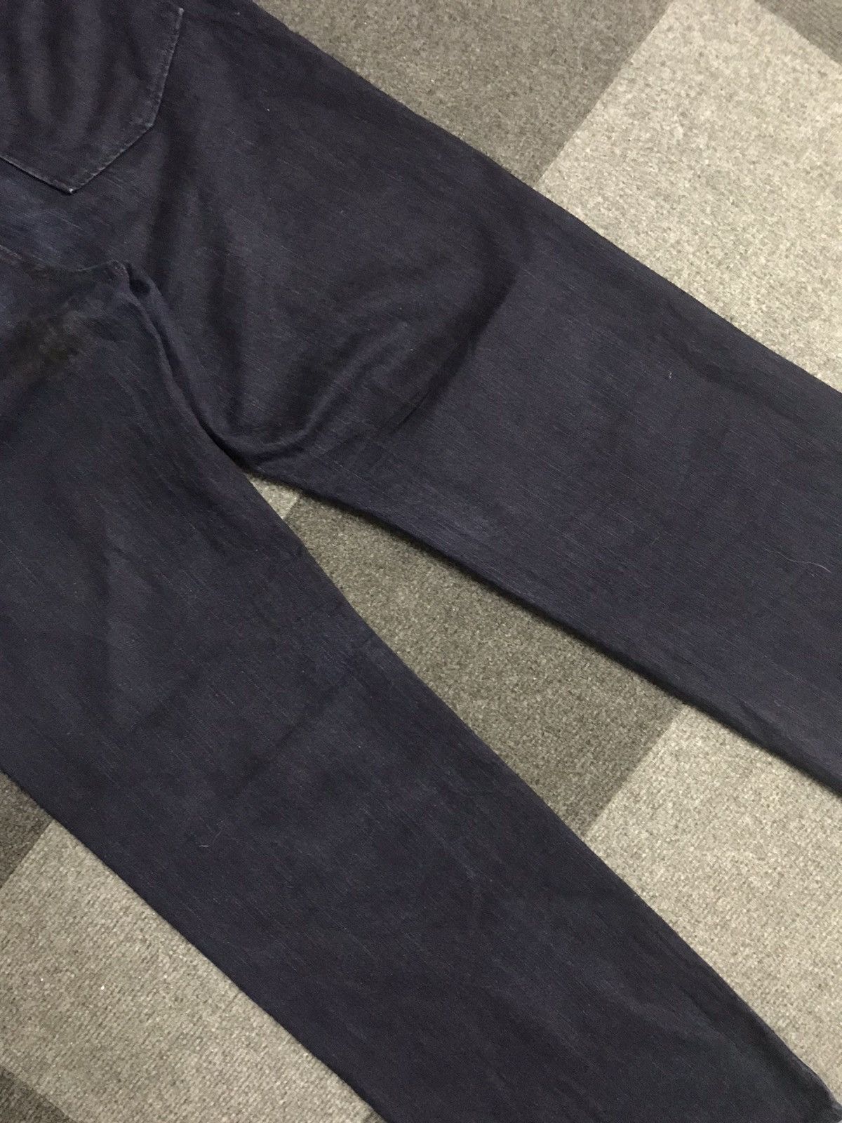 *A VONTADE × Indigo P72 AVONTADE Indigo Military Fish Tail Buckle Back Pant Size US 33 - 7 Thumbnail