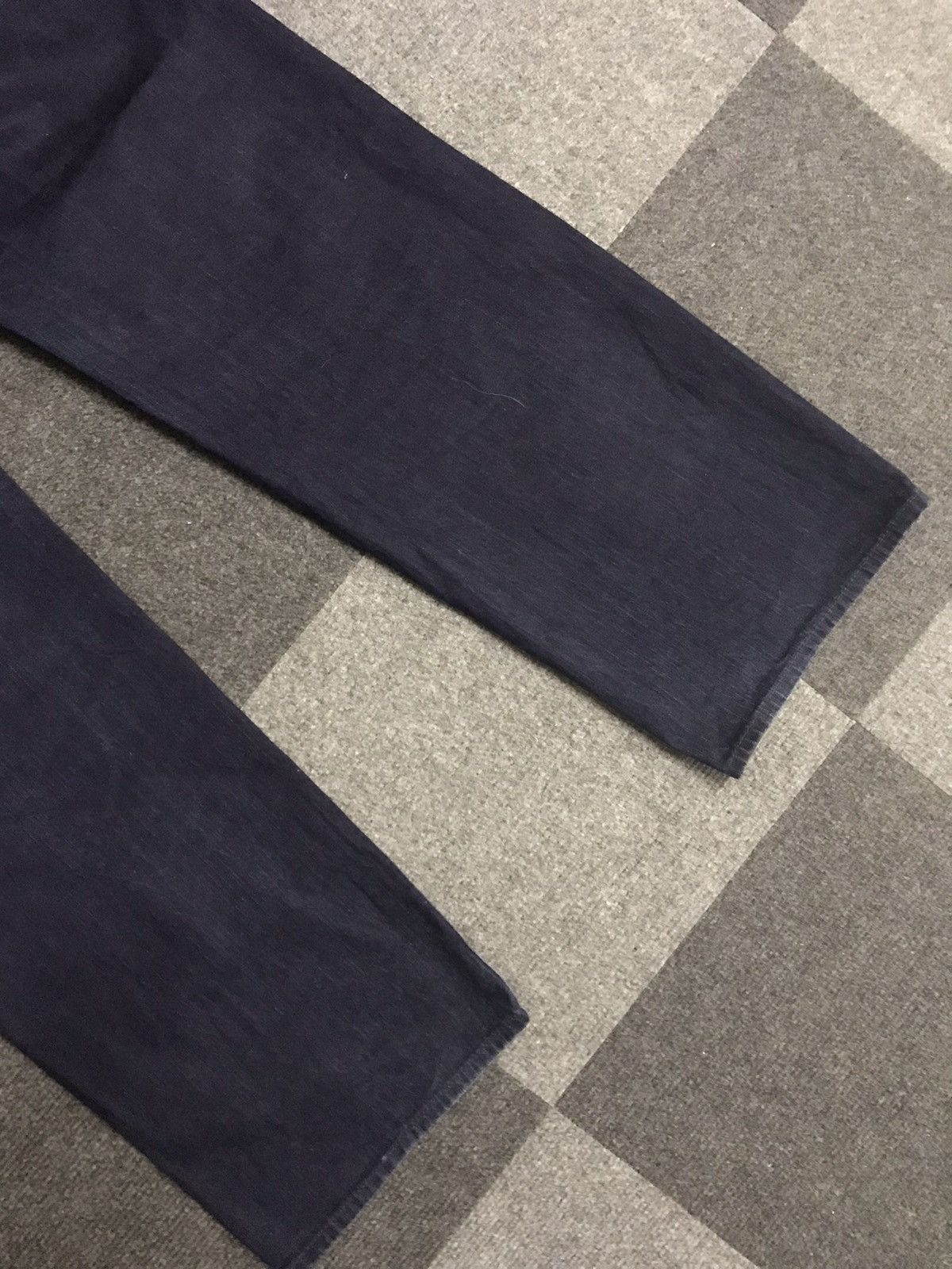 *A VONTADE × Indigo P72 AVONTADE Indigo Military Fish Tail Buckle Back Pant Size US 33 - 8 Thumbnail