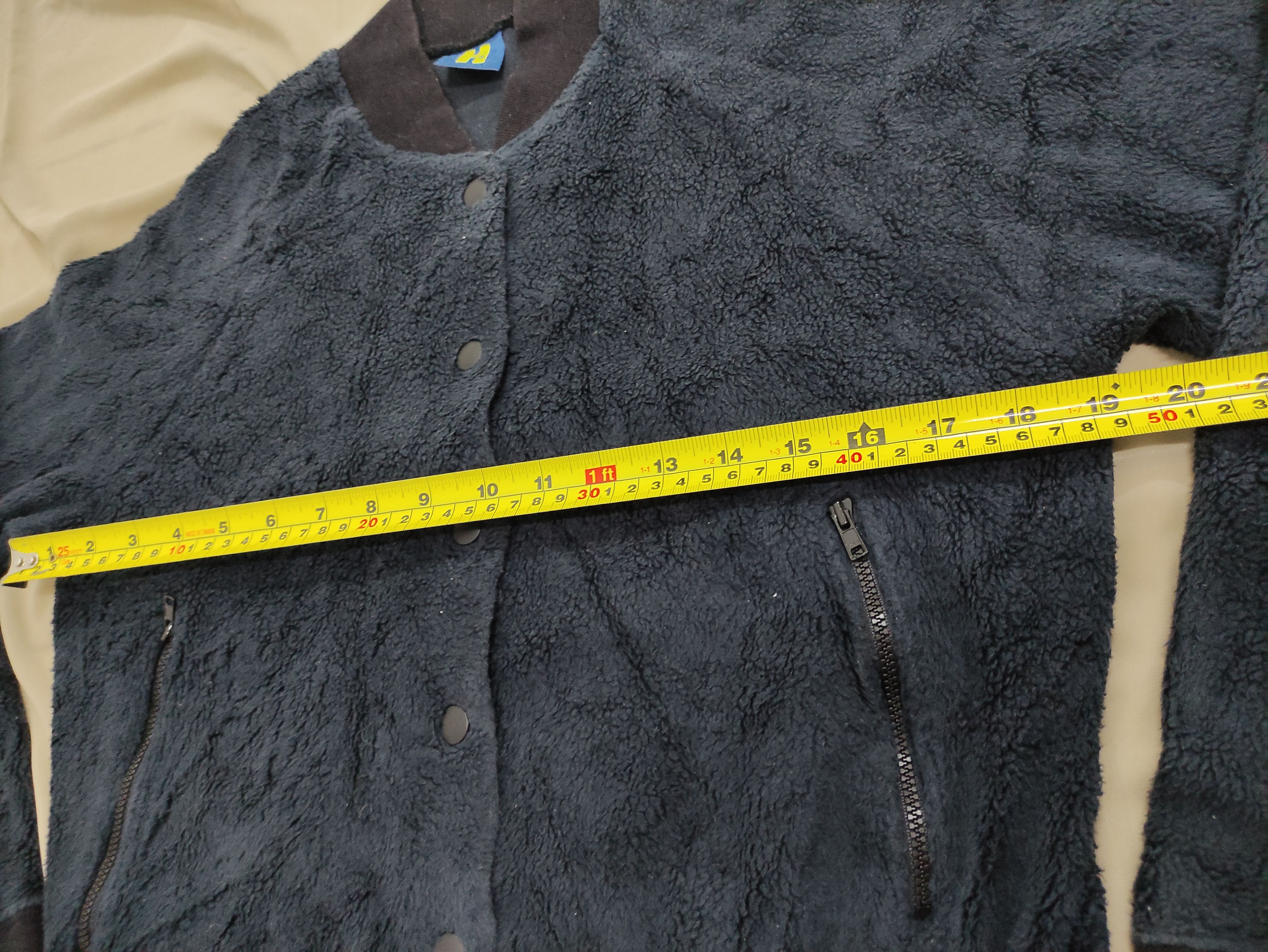 Hysteric Glamour HYSTERIC GLAMOUR FLEECE SNAP BUTTON JACKET Size US XS / EU 42 / 0 - 7 Thumbnail