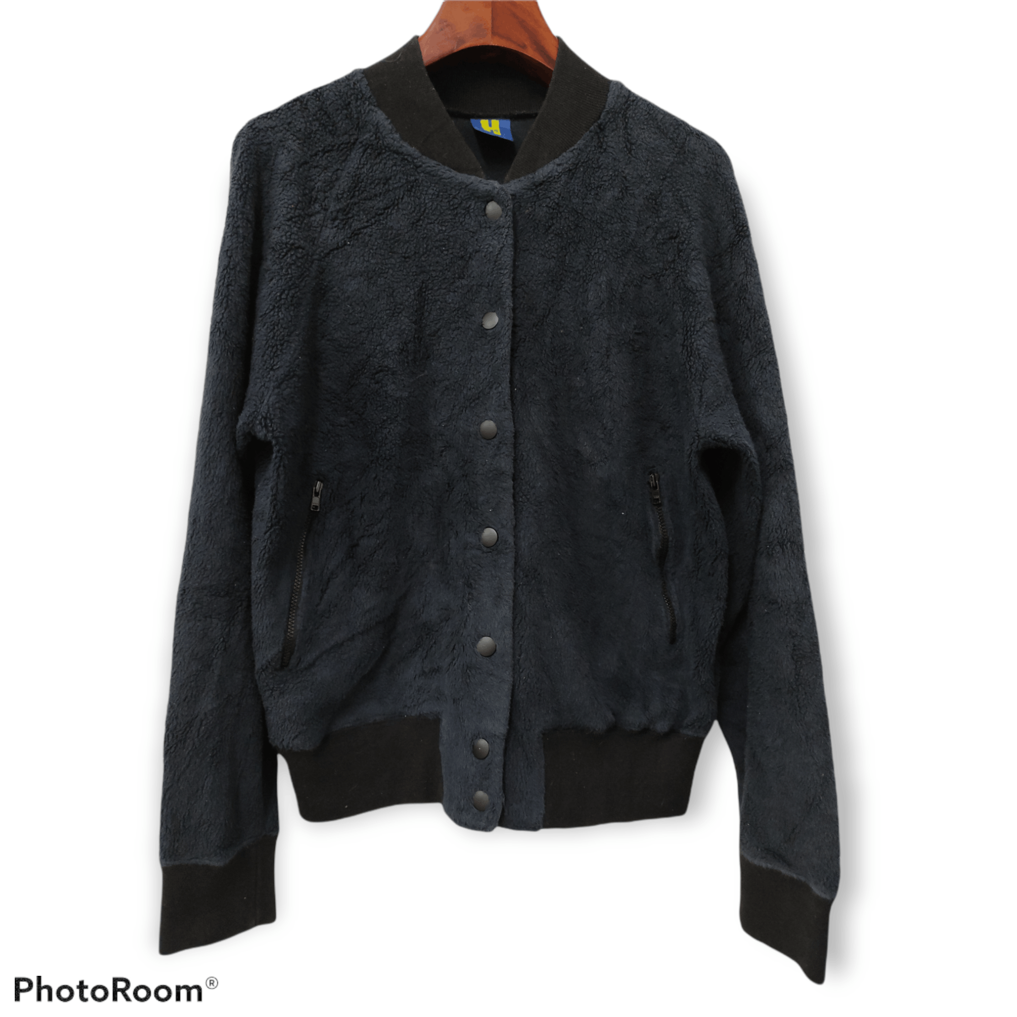 Hysteric Glamour HYSTERIC GLAMOUR FLEECE SNAP BUTTON JACKET Size US XS / EU 42 / 0 - 2 Thumbnail