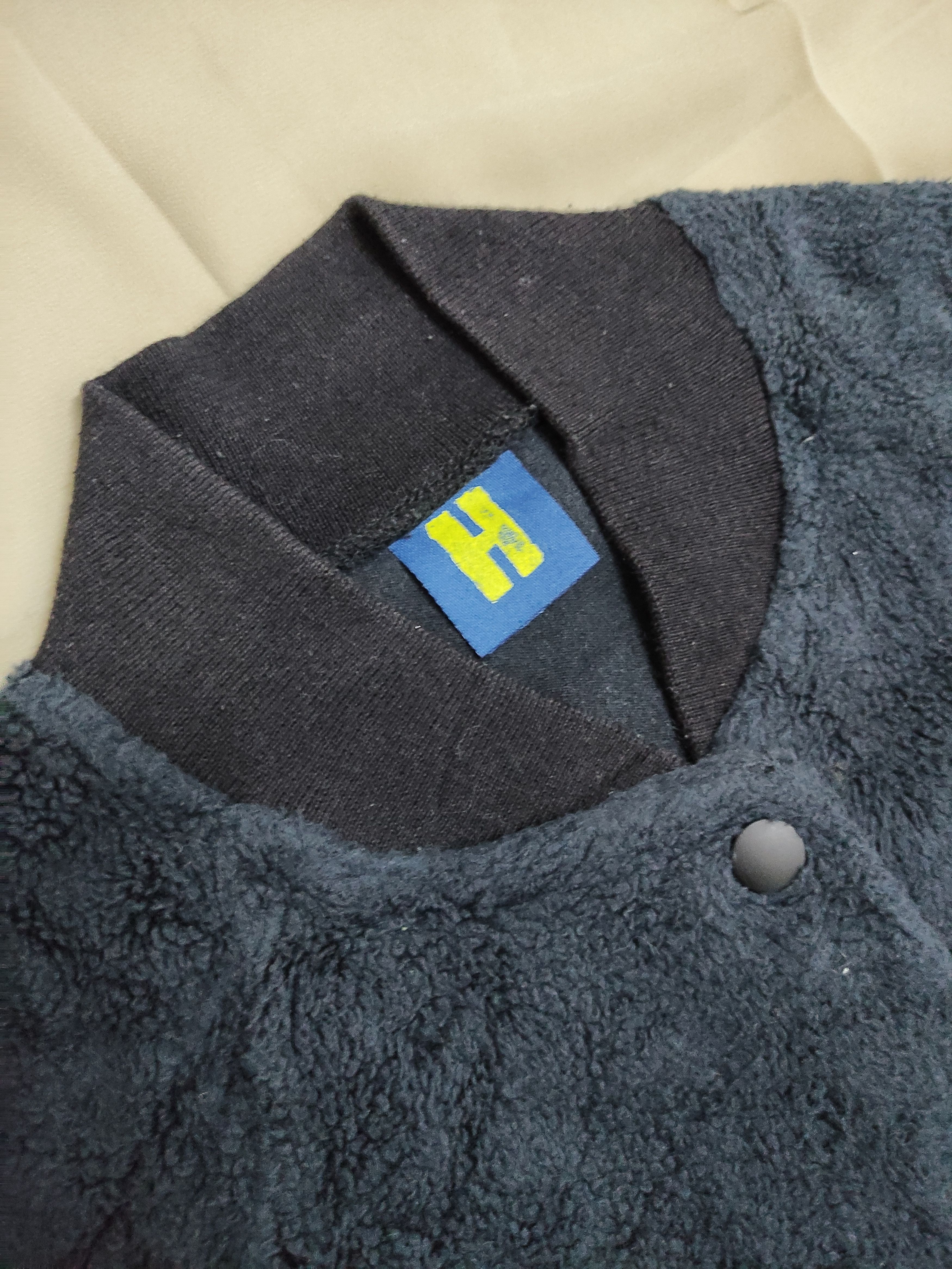 Hysteric Glamour HYSTERIC GLAMOUR FLEECE SNAP BUTTON JACKET Size US XS / EU 42 / 0 - 11 Thumbnail