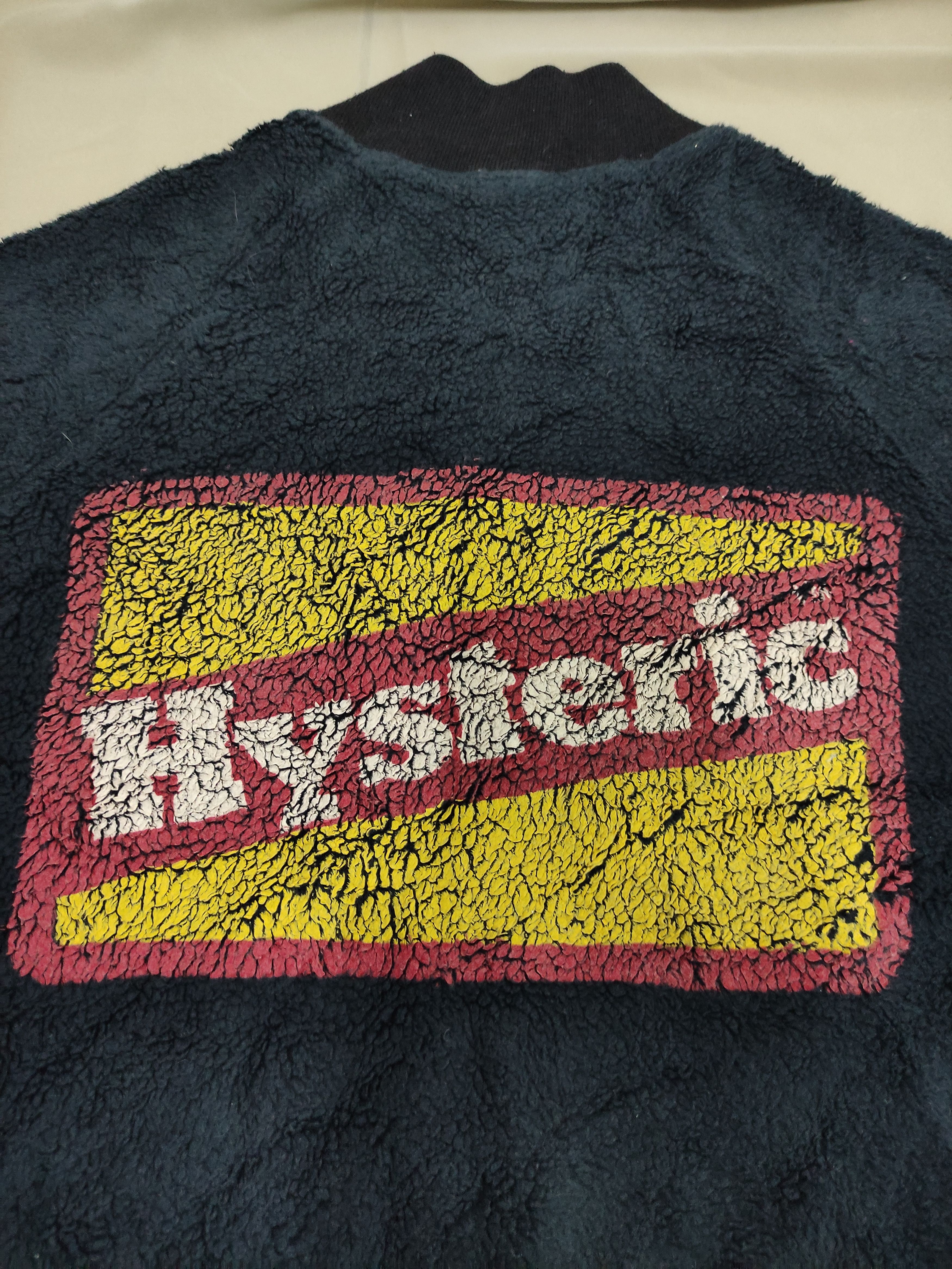 Hysteric Glamour HYSTERIC GLAMOUR FLEECE SNAP BUTTON JACKET Size US XS / EU 42 / 0 - 8 Thumbnail