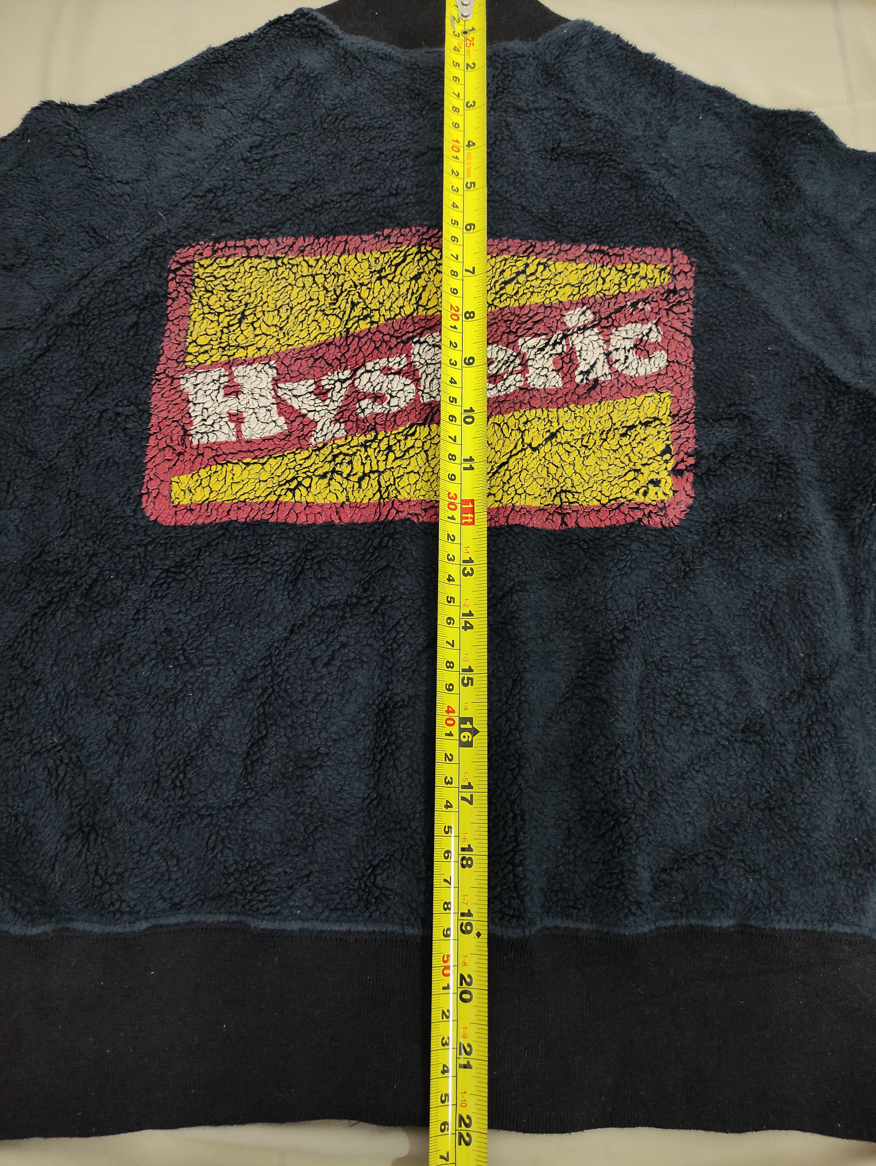 Hysteric Glamour HYSTERIC GLAMOUR FLEECE SNAP BUTTON JACKET Size US XS / EU 42 / 0 - 6 Thumbnail