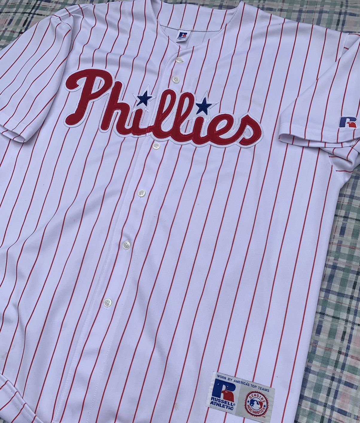 MLB × Majestic Russell Athletics Philadelphia Phillies Cliff MLB Jersey Size US XXL / EU 58 / 5 - 2 Thumbnail