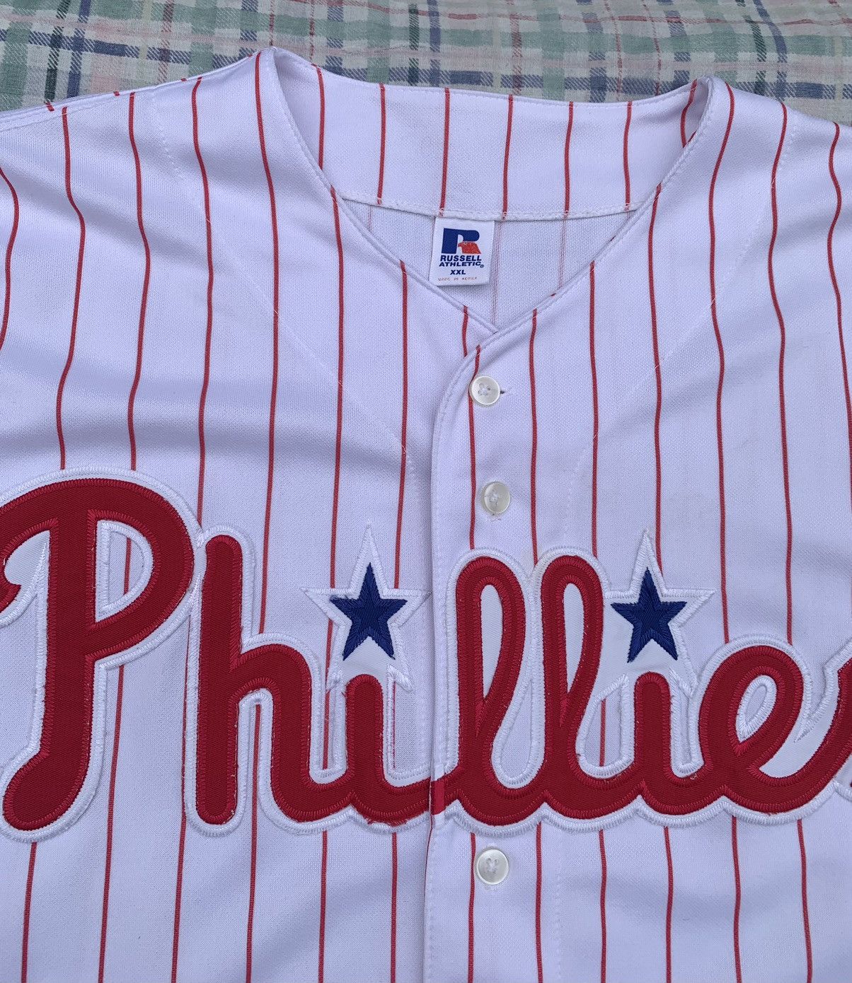 MLB × Majestic Russell Athletics Philadelphia Phillies Cliff MLB Jersey Size US XXL / EU 58 / 5 - 3 Thumbnail