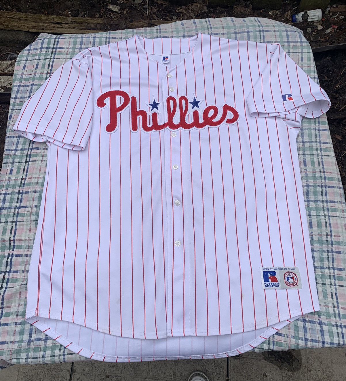 MLB × Majestic Russell Athletics Philadelphia Phillies Cliff MLB Jersey Size US XXL / EU 58 / 5 - 1 Thumbnail