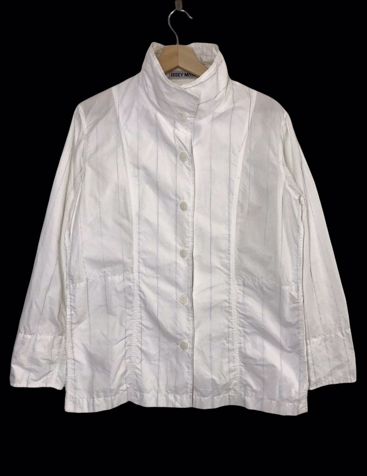 Issey Miyake 🔥Archival Issey Miyake Reflextive Stripe Button Ups Shirt Size US M / EU 48-50 / 2 - 2 Thumbnail