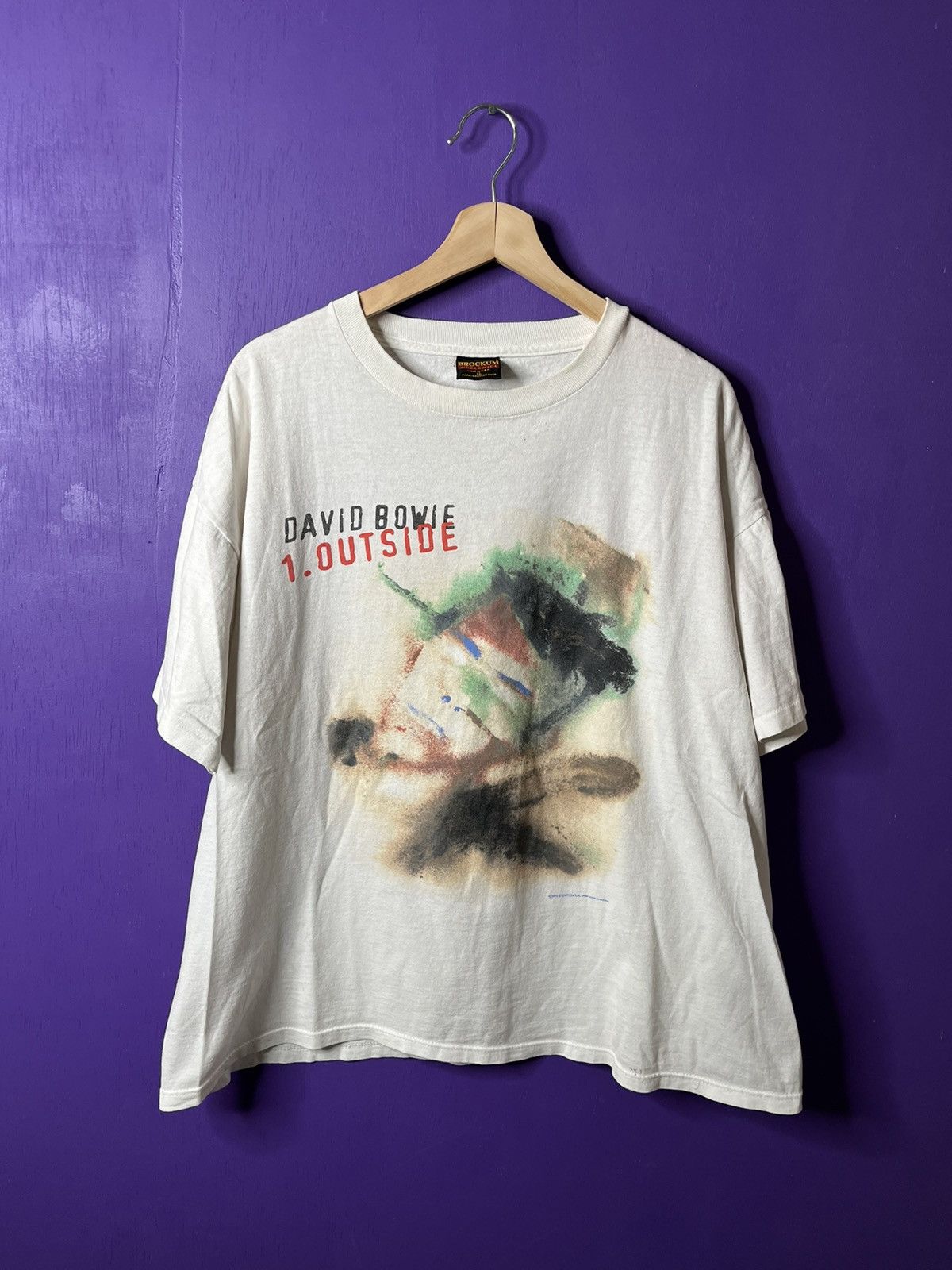 David Bowie 1995 Outside Tour Tシャツ