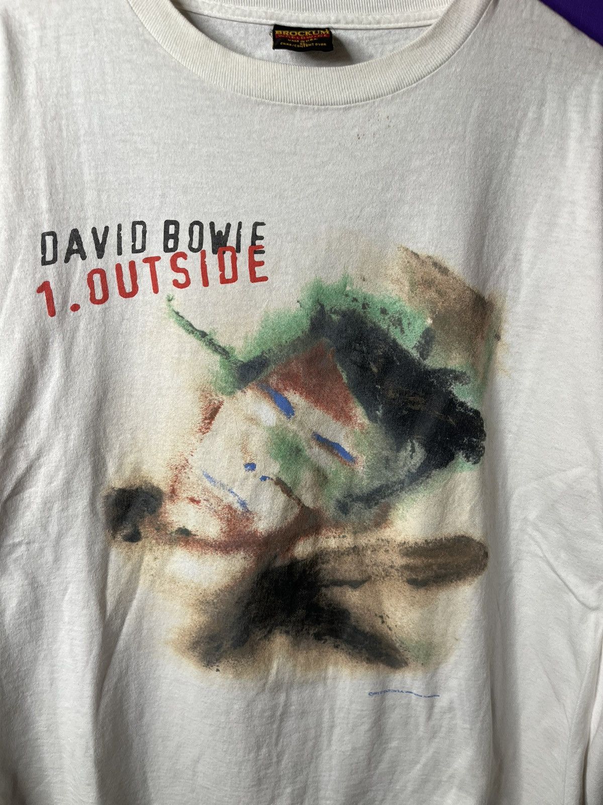 David Bowie 1995 Outside Tour Tシャツ David Bowie 1995 Outside Tour Tシャツ