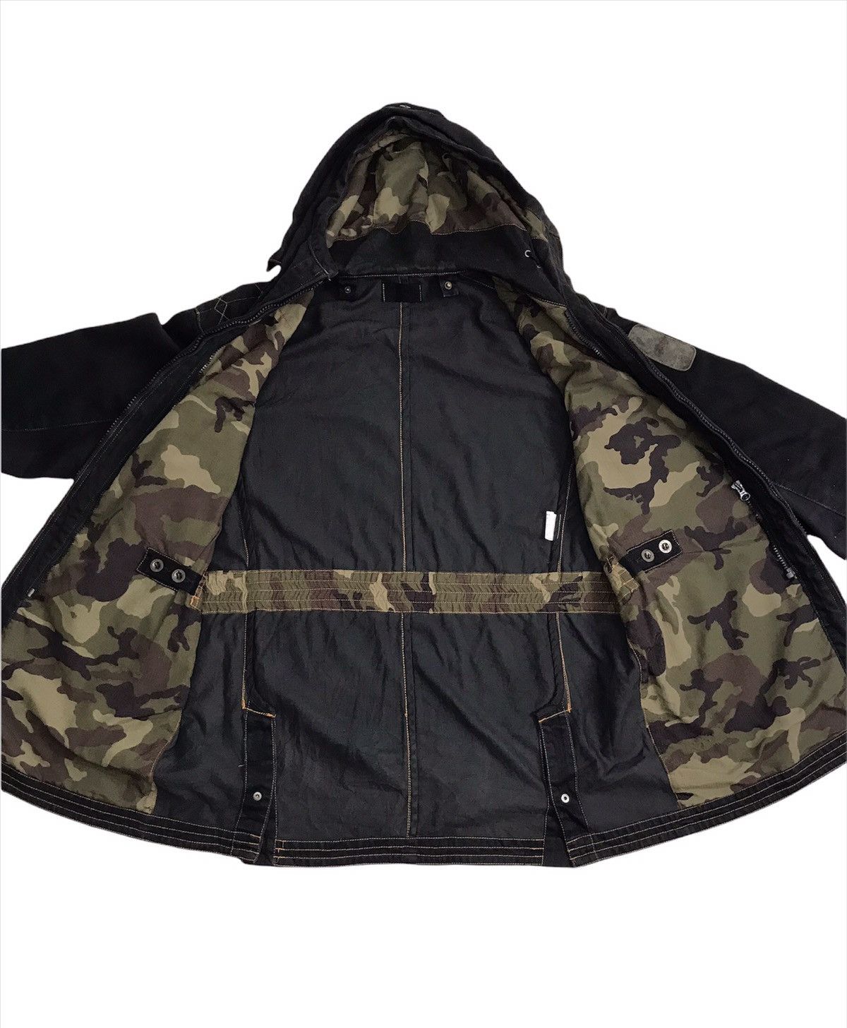 Avirex 🔥Vintage Avirex Padded Hoodie Military Parka Size US L / EU 52-54 / 3 - 6 Thumbnail