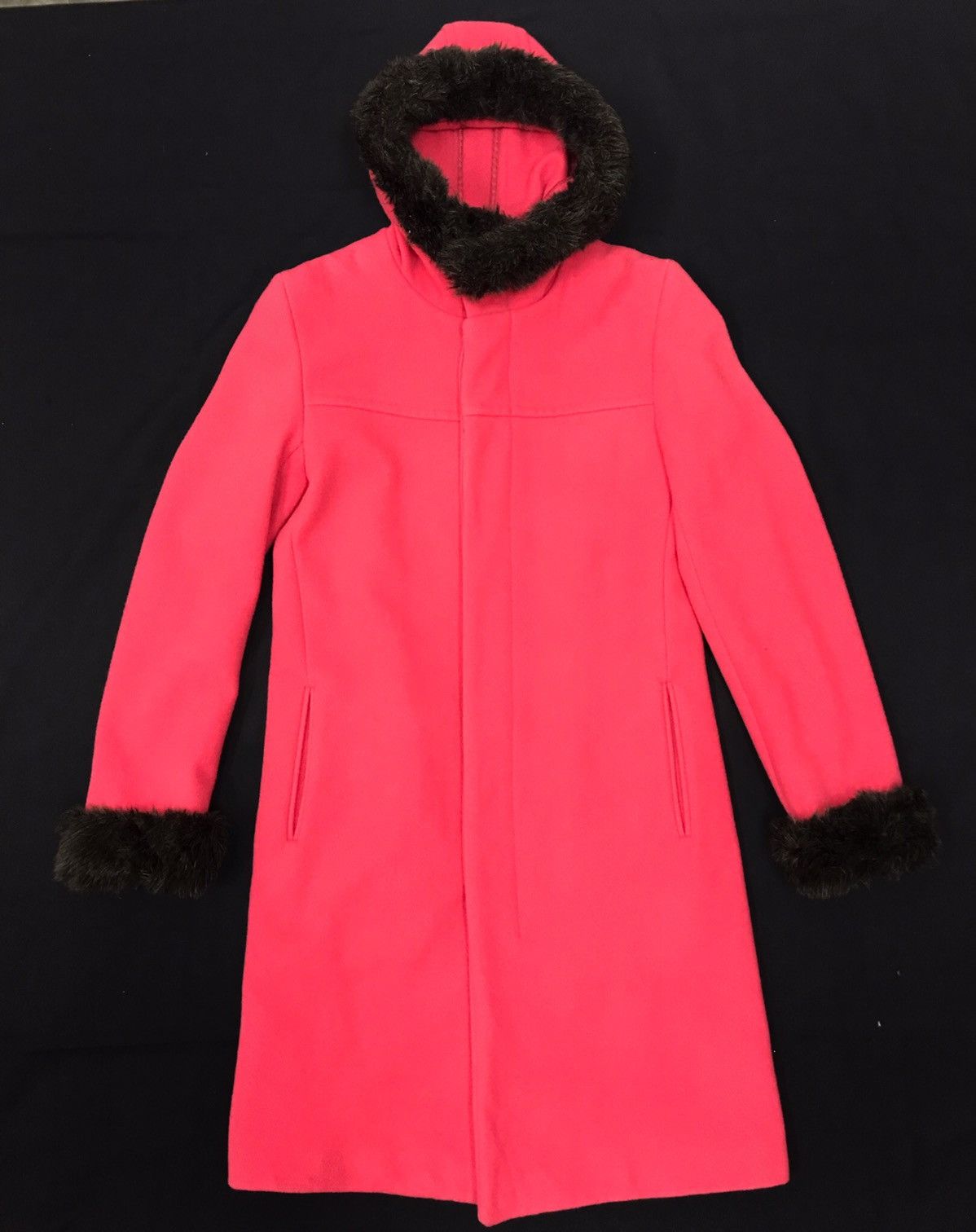 Japanese Brand 🔥Archival Japanese Brand Ined fur hooded wool trenchcoat.. Size US S / EU 44-46 / 1 - 1 Thumbnail