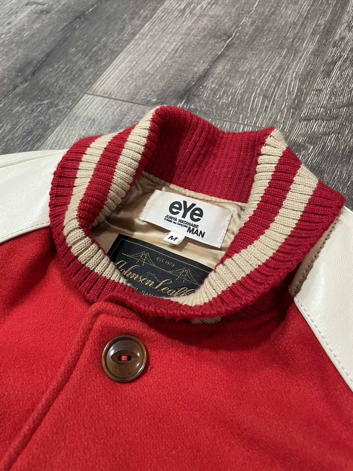Comme des Garcons Vintage Comme des garcons Junya Watanabe Leather Jacket Size US M / EU 48-50 / 2 - 2 Thumbnail
